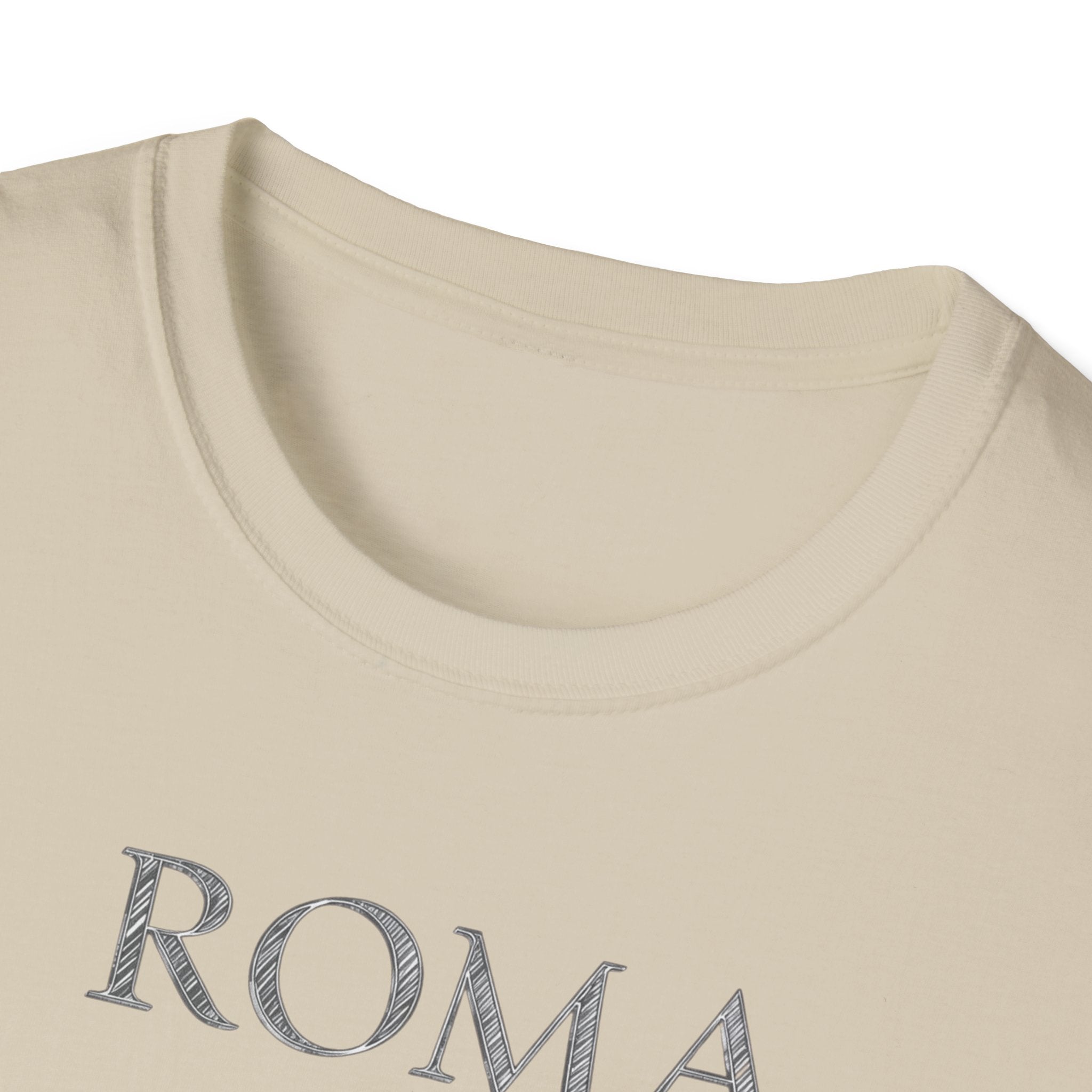 Roma skyline illustration T-Shirt | Colosseum Vatican Stencil