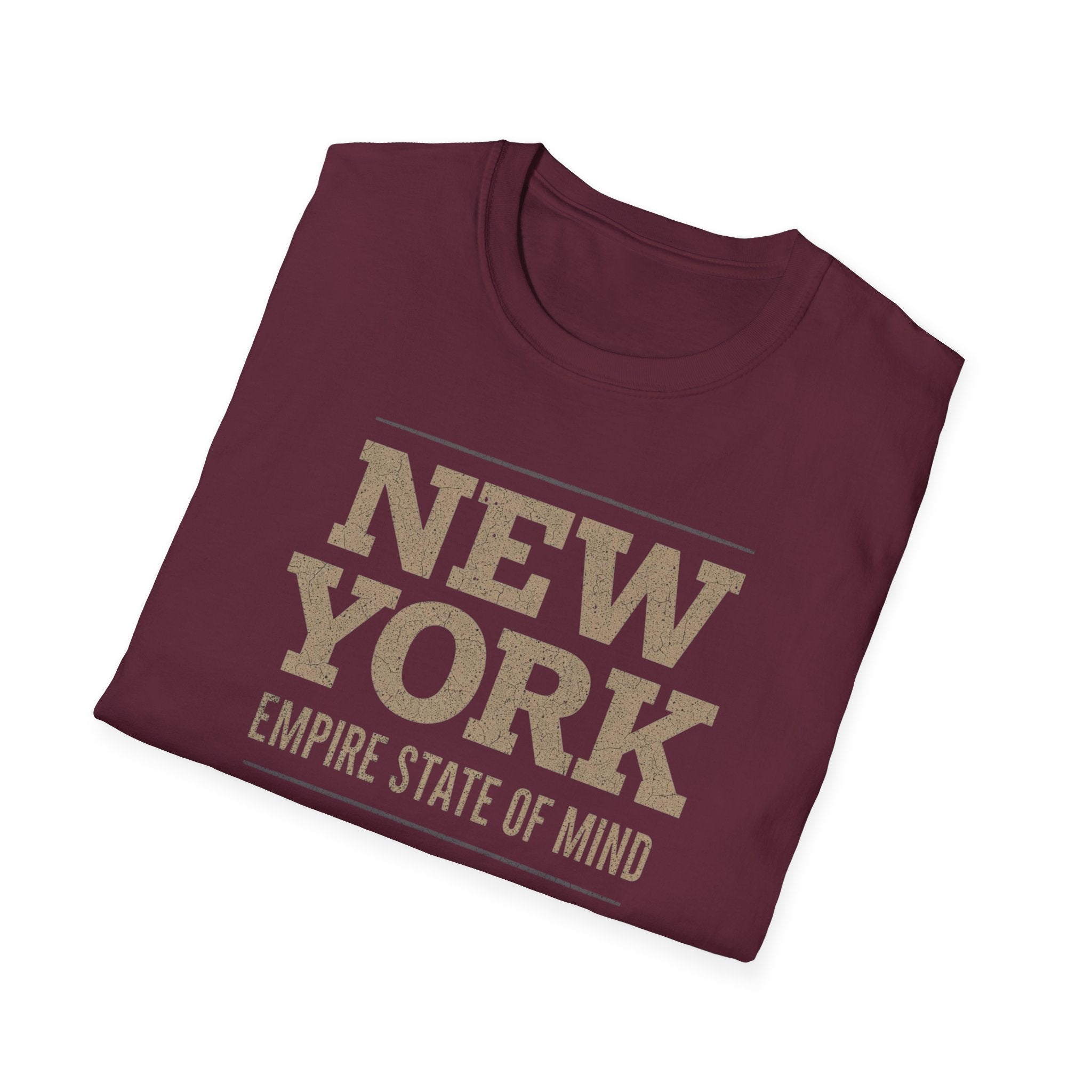 New York Empire State of Mind T-Shirt | NYC typography tee