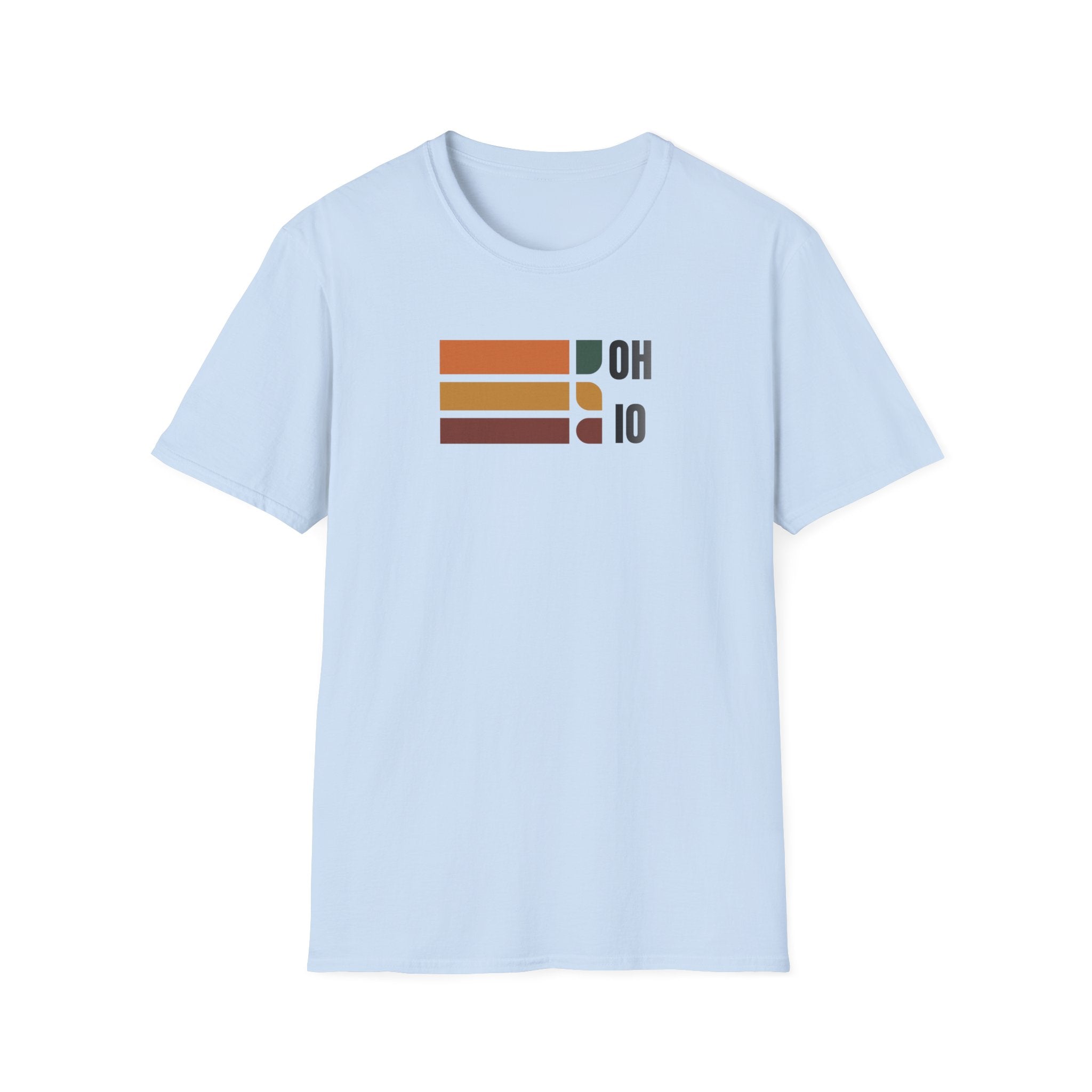 Ohio State Outline Stripes T-Shirt | Retro Buckeye Pride