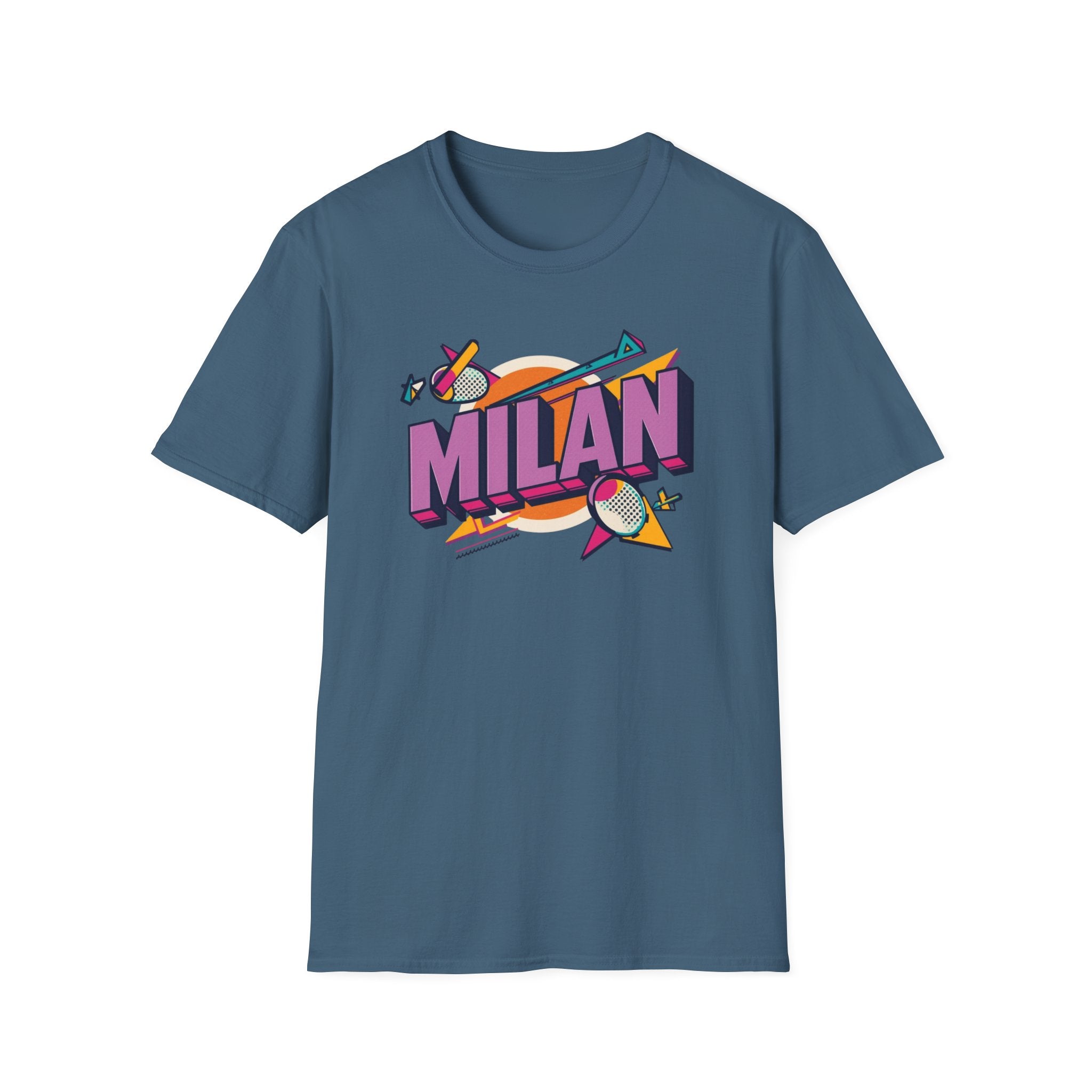 Milan Retro Graphic T-Shirt — 80s Pop Art City Design