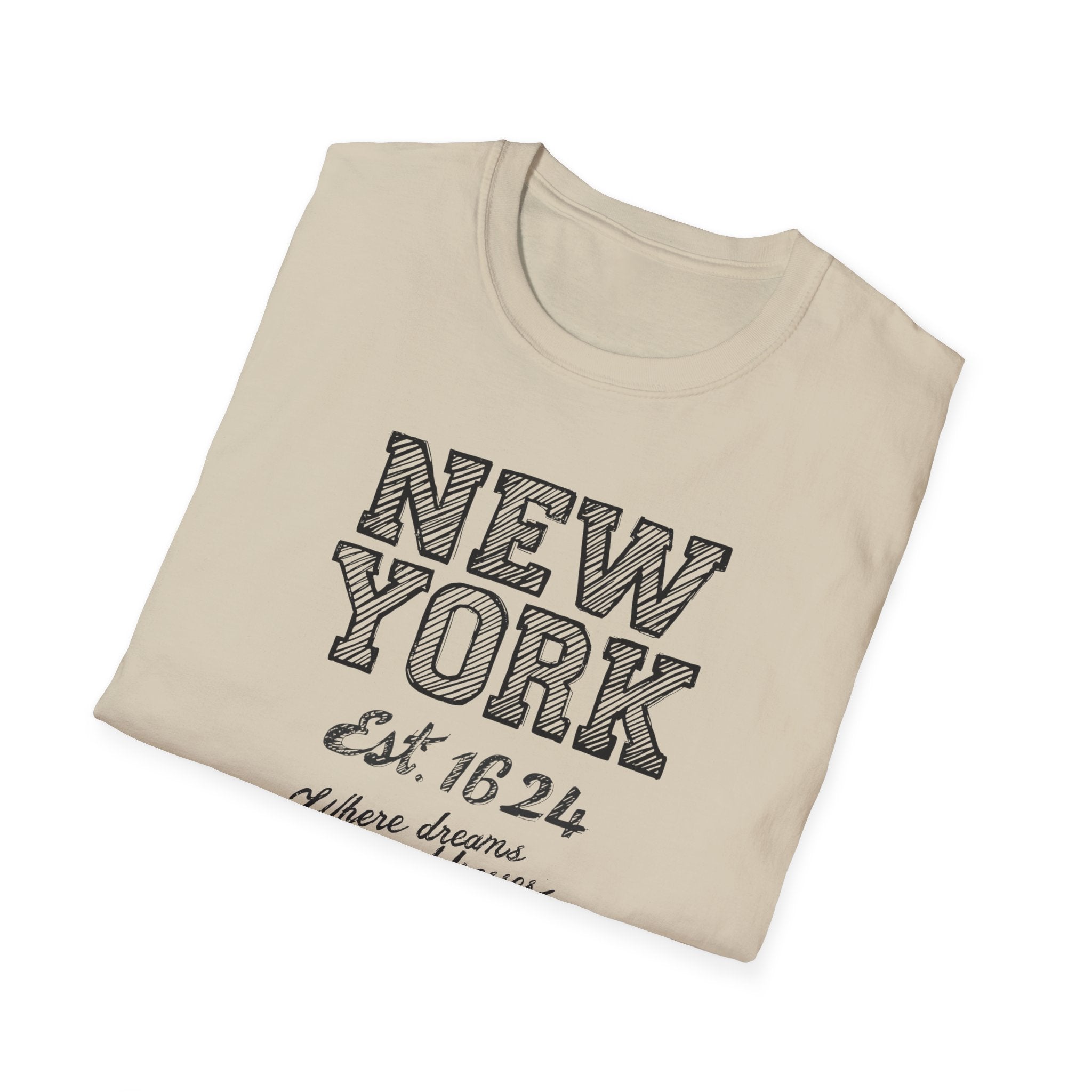 New York Est. 1624 Vintage City T-Shirt — Retro Travel Tee