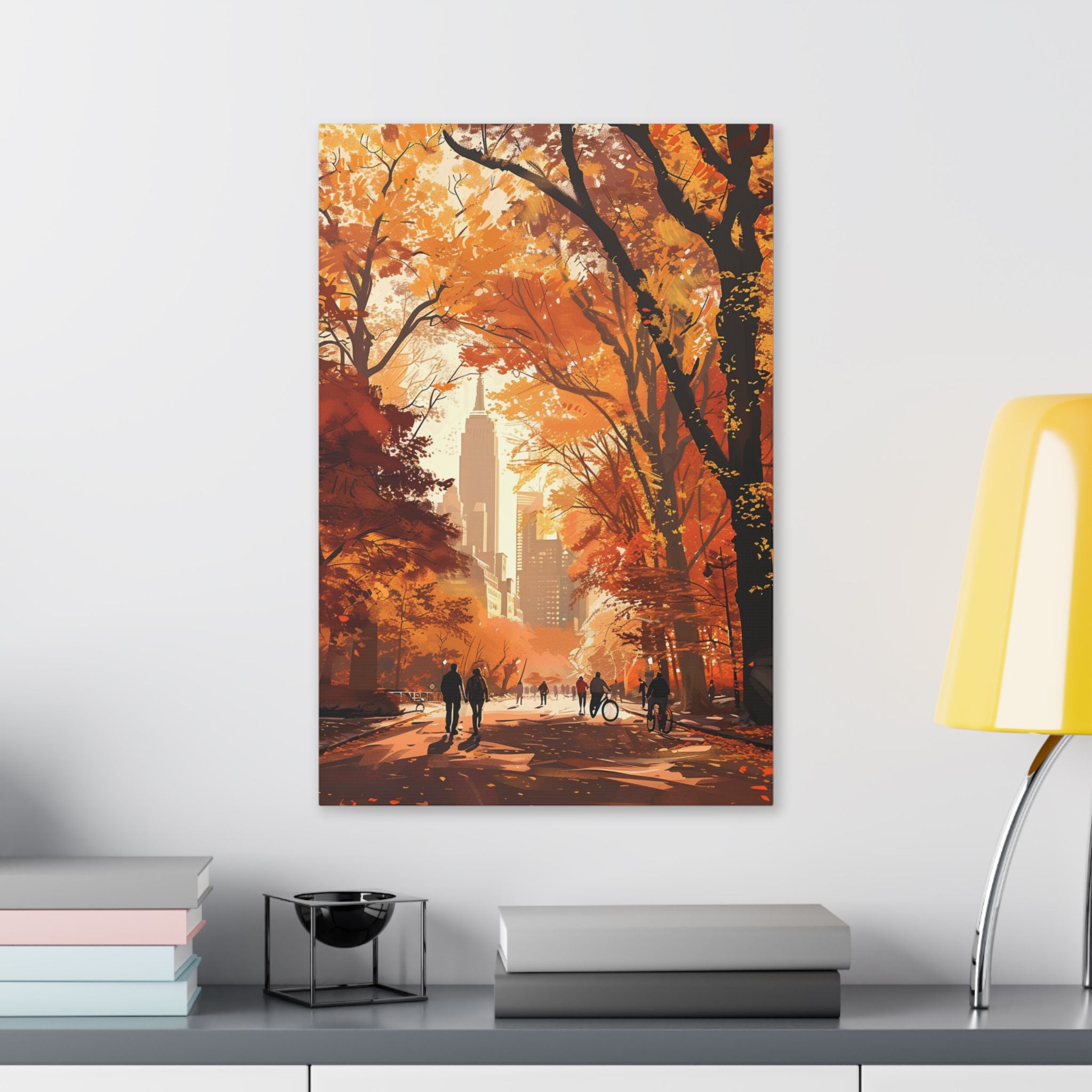 New York City - Autumn City Park Canvas