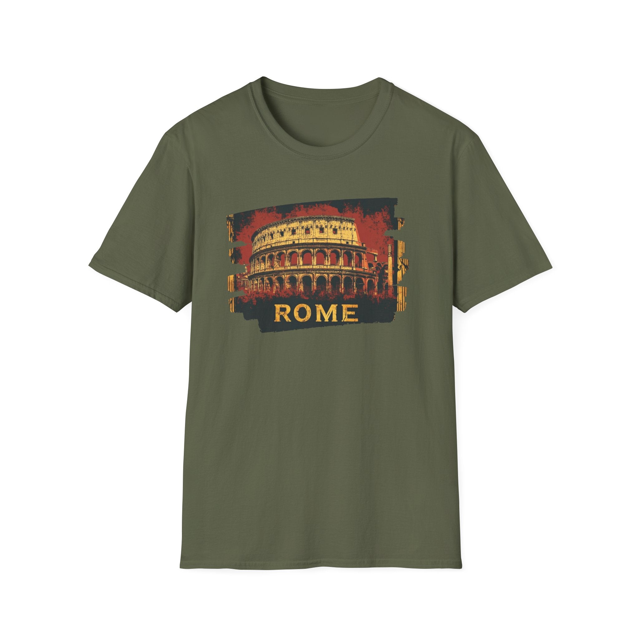Colosseum Rome graphic T-Shirt | Vintage Roman Landmark travel tee