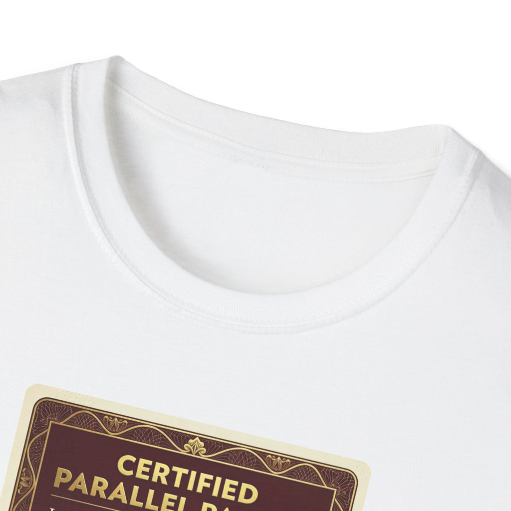 Vintage Airplane T-Shirt — "Certified Parallel Parker" Retro Pilot Tee
