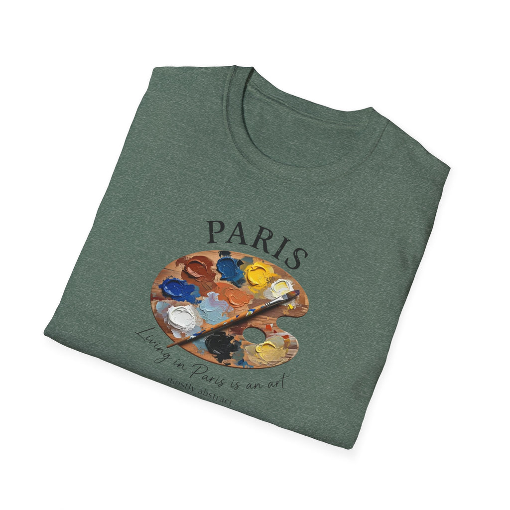 Paris Artist Palette T-Shirt — "Every one of these is a new idea" Artistic Tee
