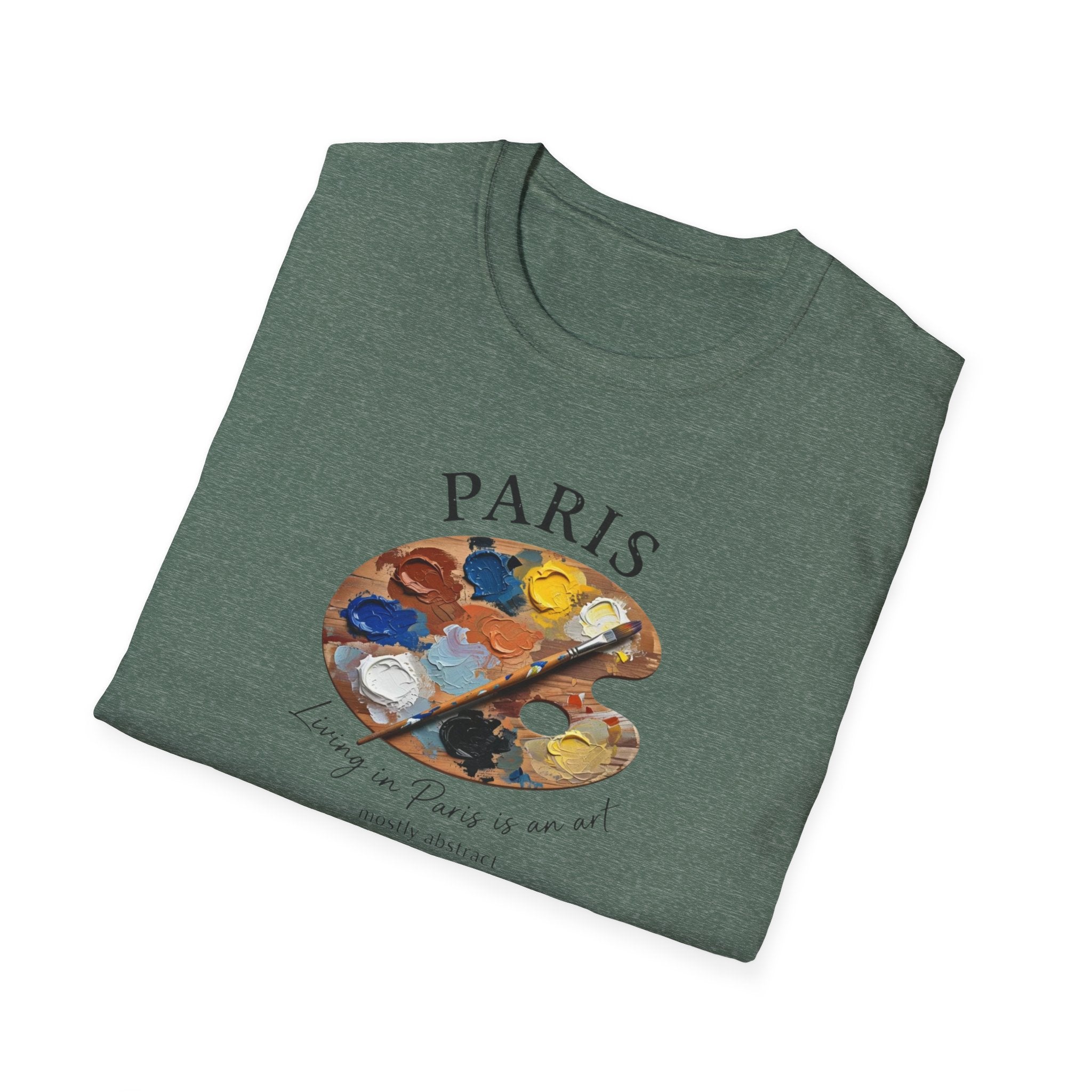 Paris Artist Palette T-Shirt — "Every one of these is a new idea" Artistic Tee