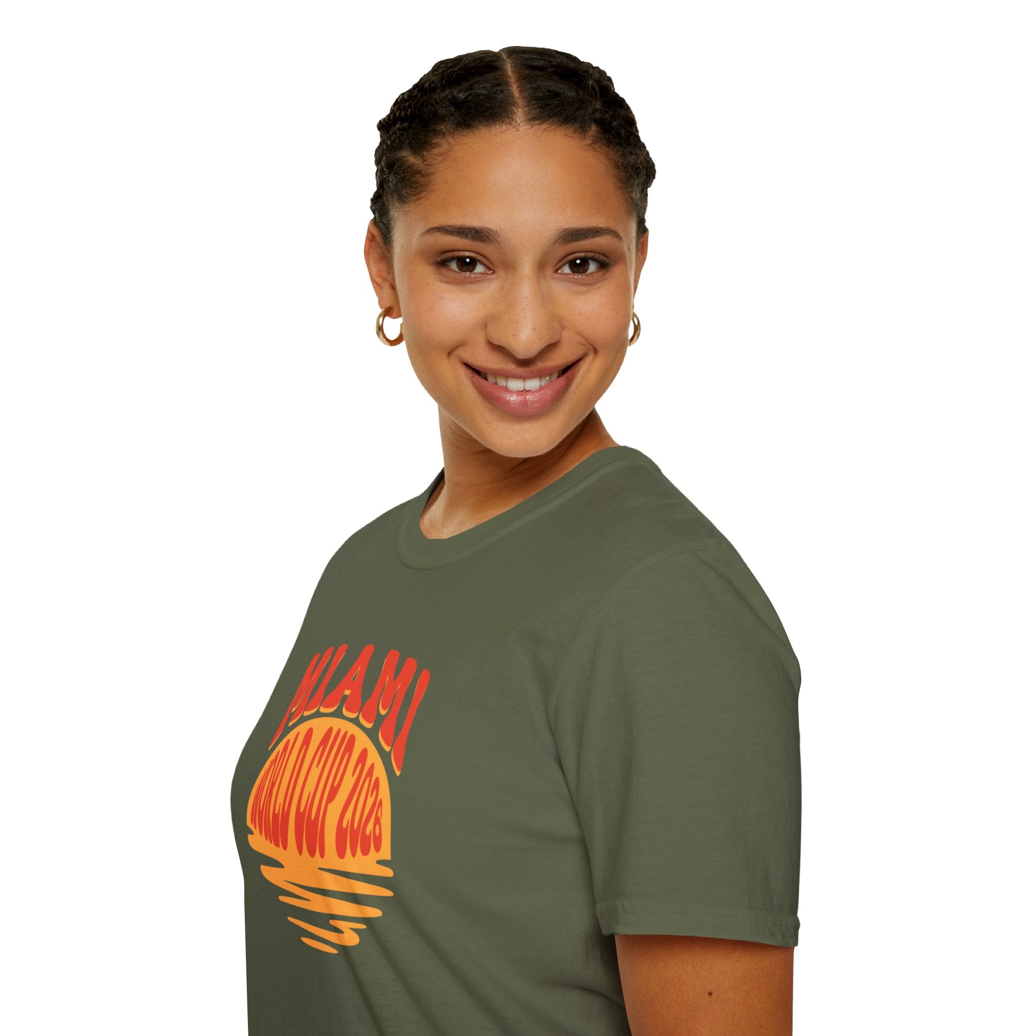 Miami World Cup 2026 T-Shirt – Retro Sunset Soccer Tee