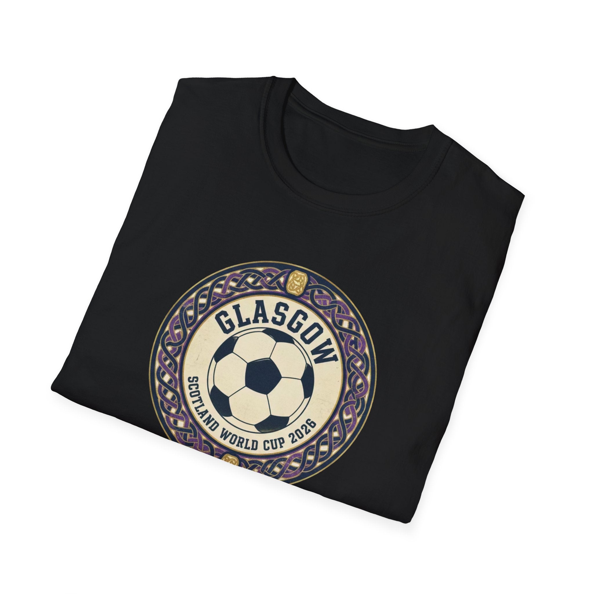 Glasgow Vintage Soccer Badge T-Shirt