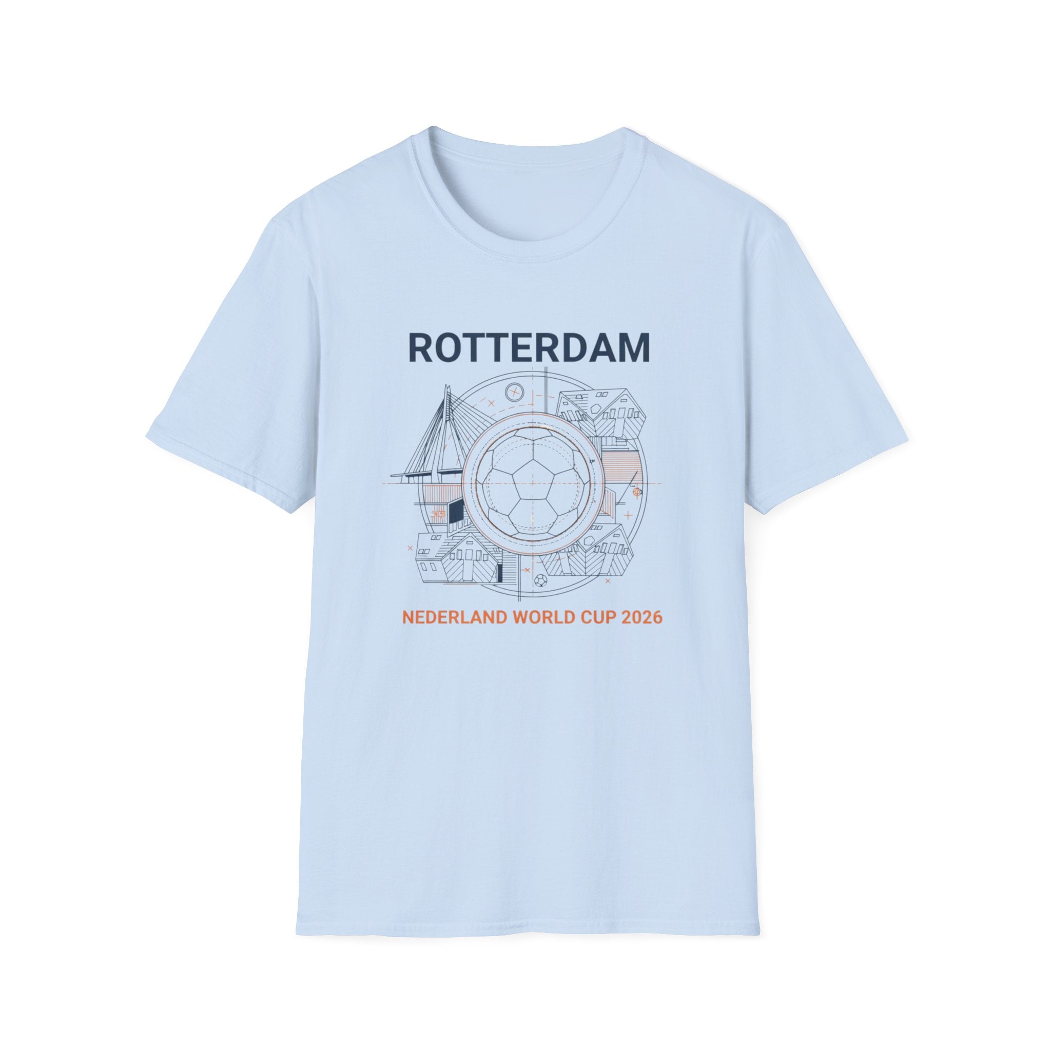 Rotterdam World Cup 2026 Soccer T-Shirt — Nederland Football Fan Tee