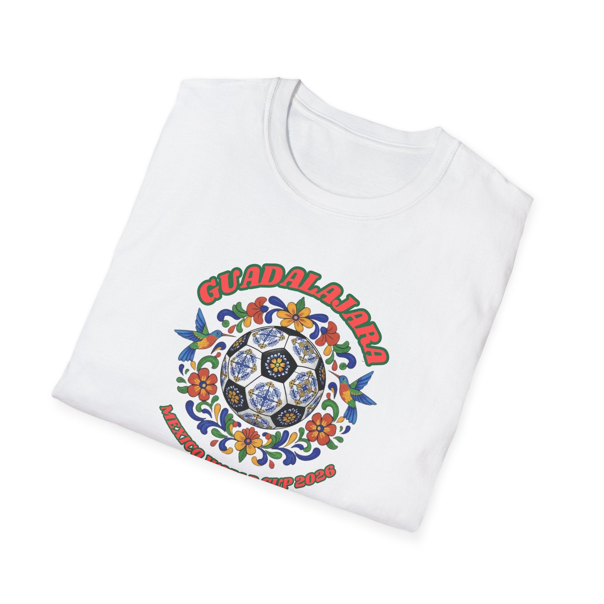 Day of the Dead Floral Soccer T-Shirt – Mexican Calavera Football Design