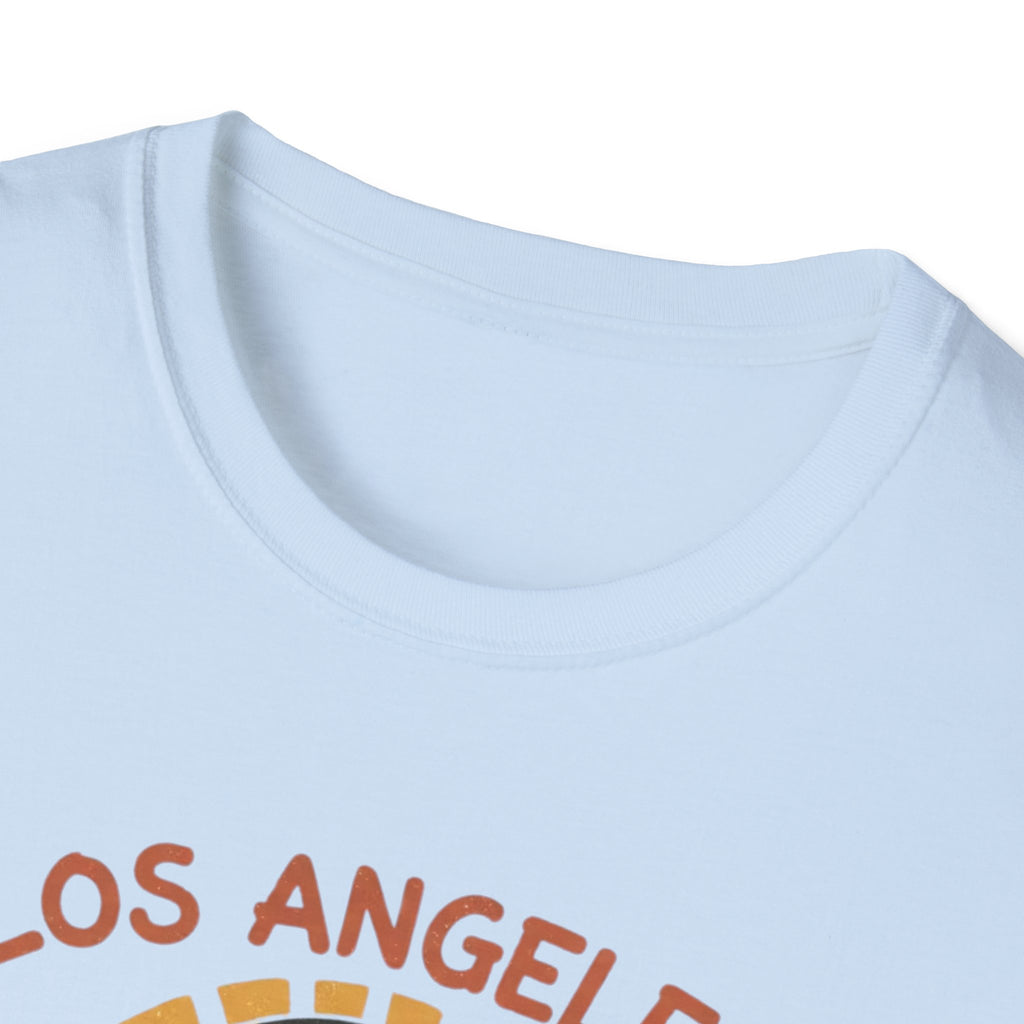 Los Angeles World Cup 2026 Soccer T-Shirt — Retro Sunset Ball Design