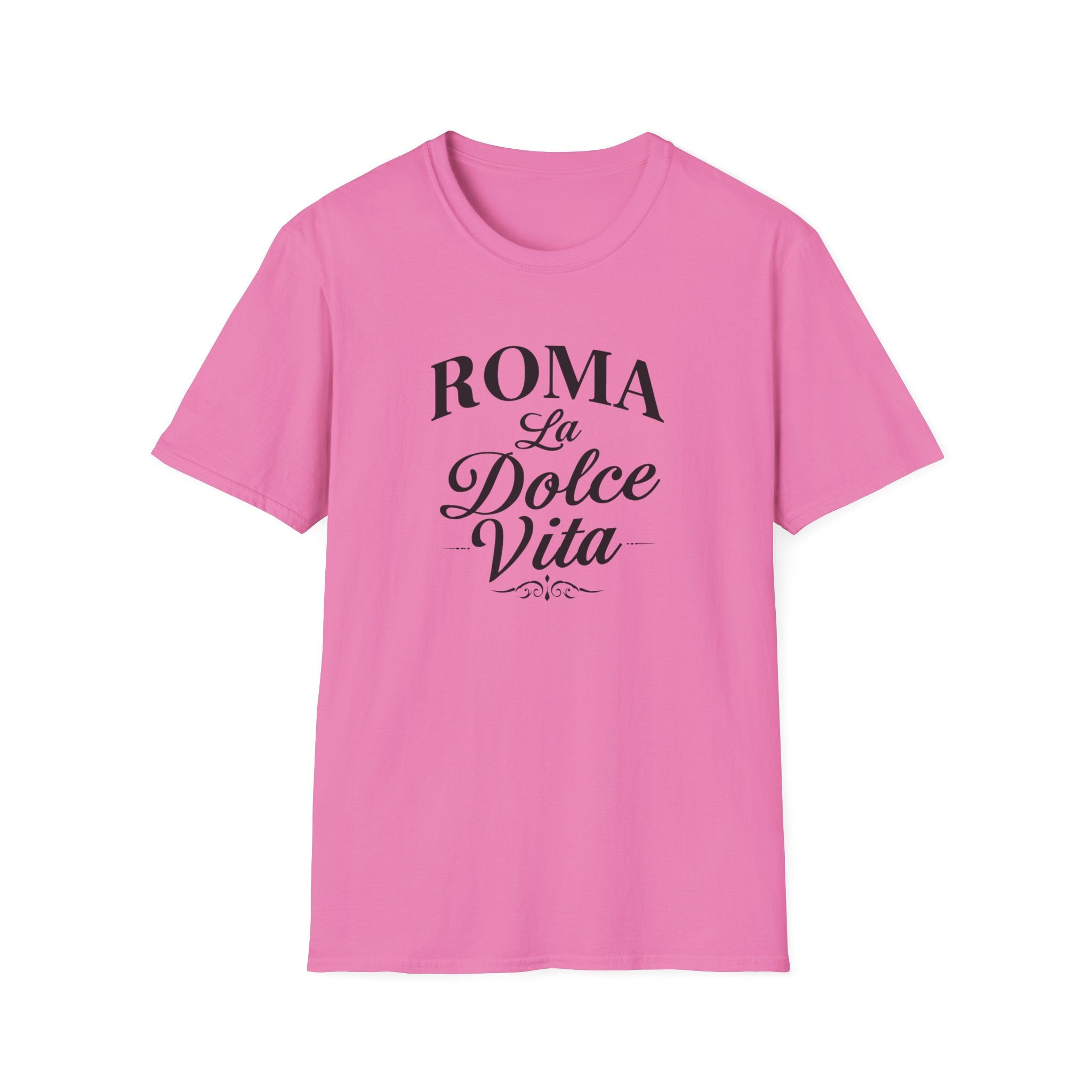 Roma La Dolce Vita T-Shirt | Italian Typography Travel Tee