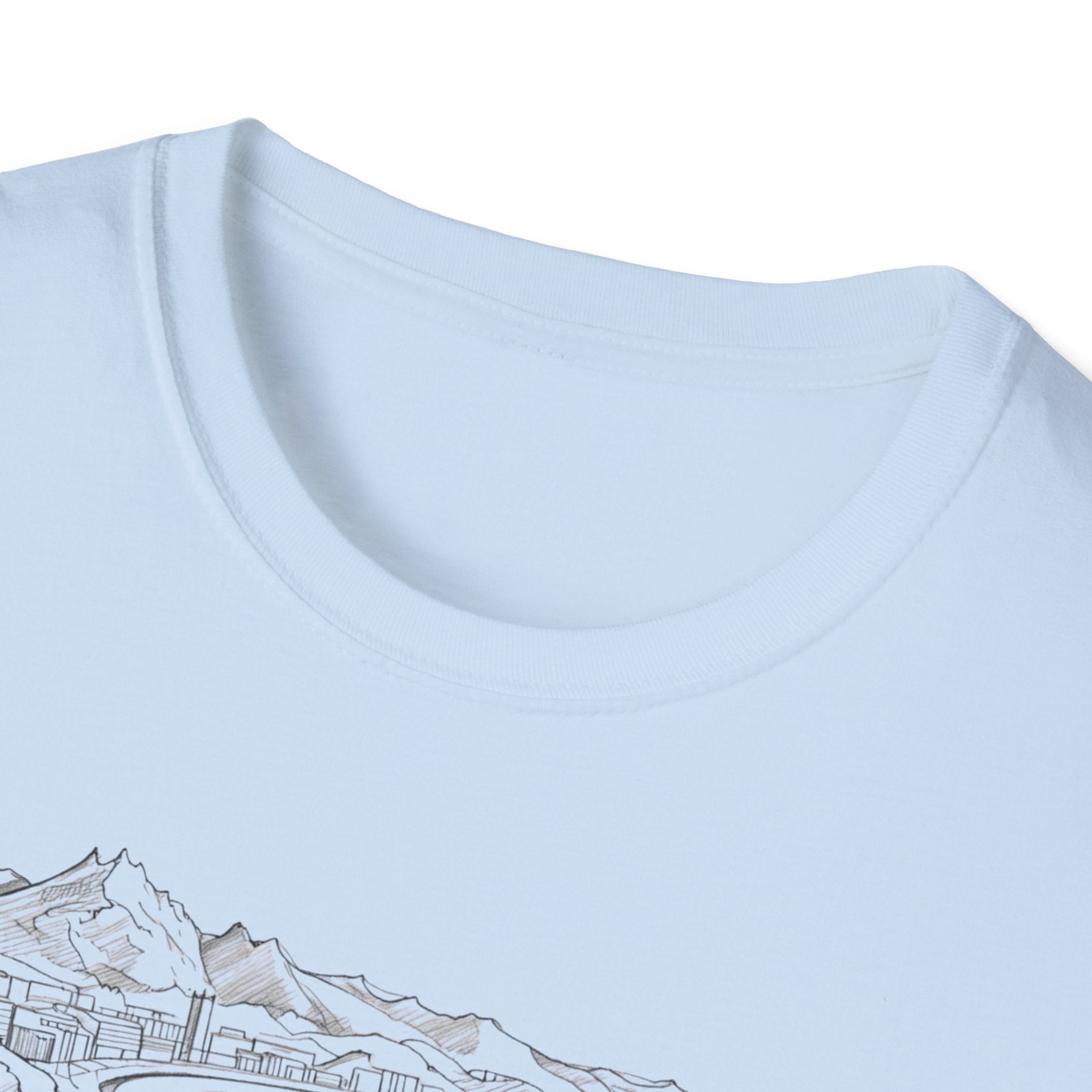 San Sebastián Scenic T-Shirt — Between Mountains and Sea Vintage Travel Tee