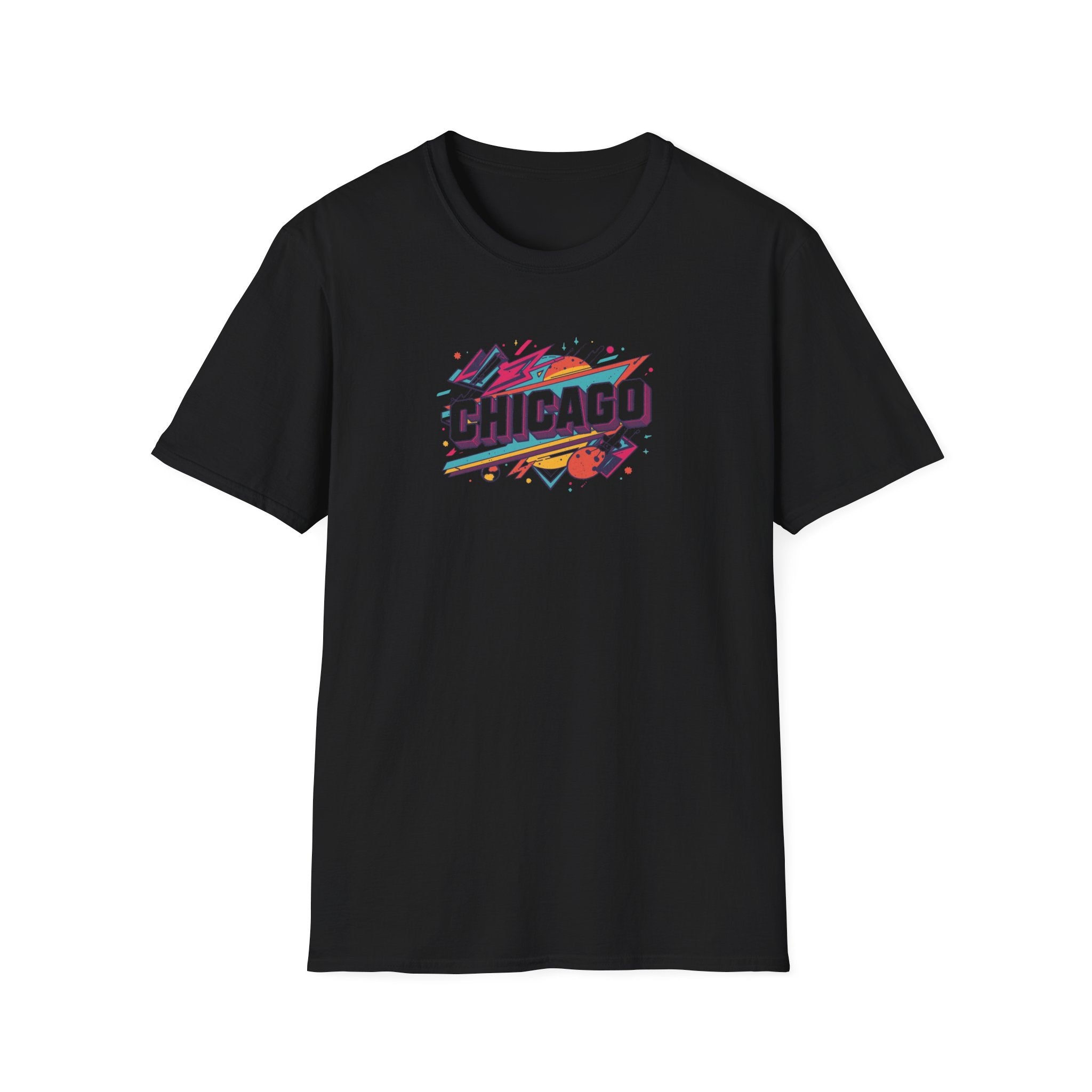 Chicago Retro Graphic T-Shirt | City Pride, Colorful Urban Badge