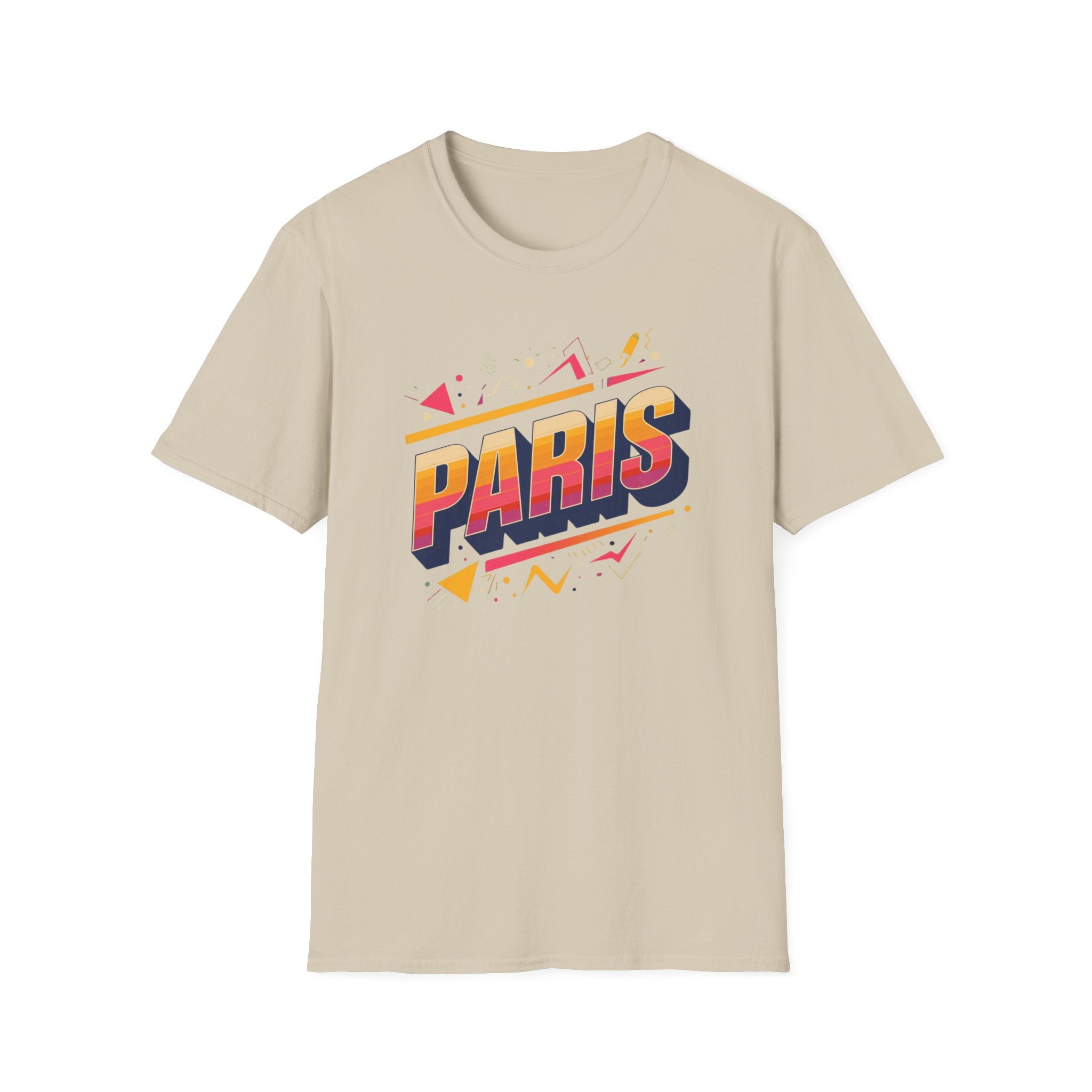 Paris Retro Graphic T-Shirt — Vintage 80s Style Travel Tee