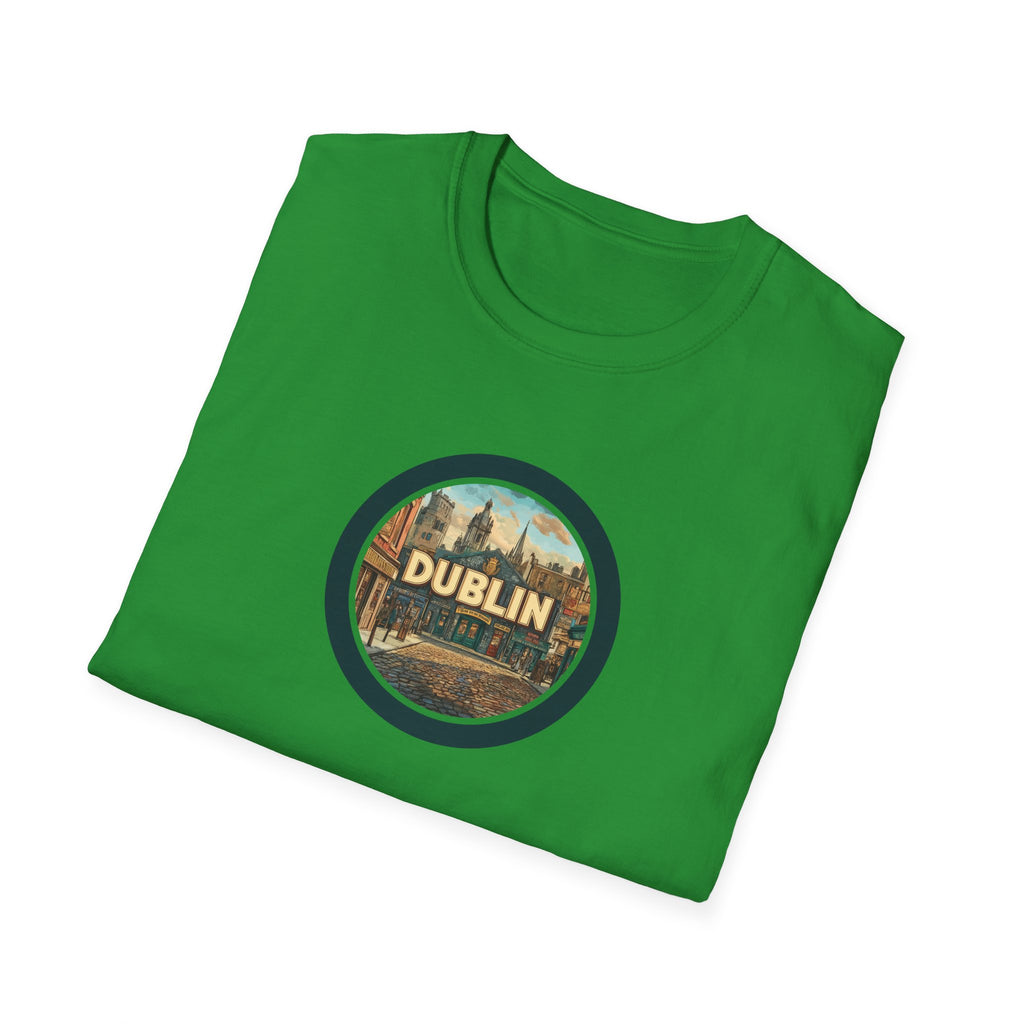 Dublin Vintage Cityscape T-Shirt | Ireland Travel Souvenir