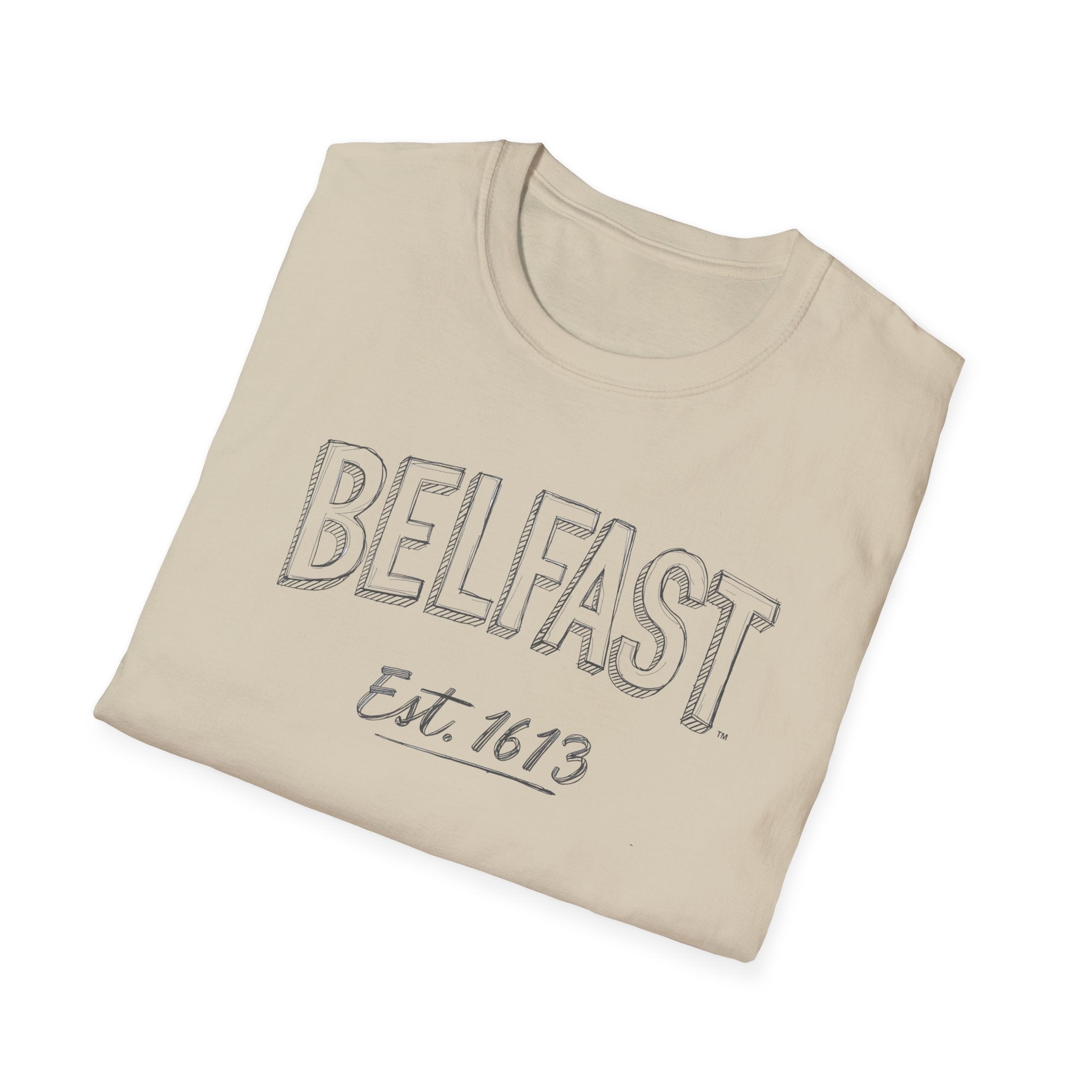 Belfast Est. 1613 Vintage-Style T-Shirt — Retro City Pride Tee