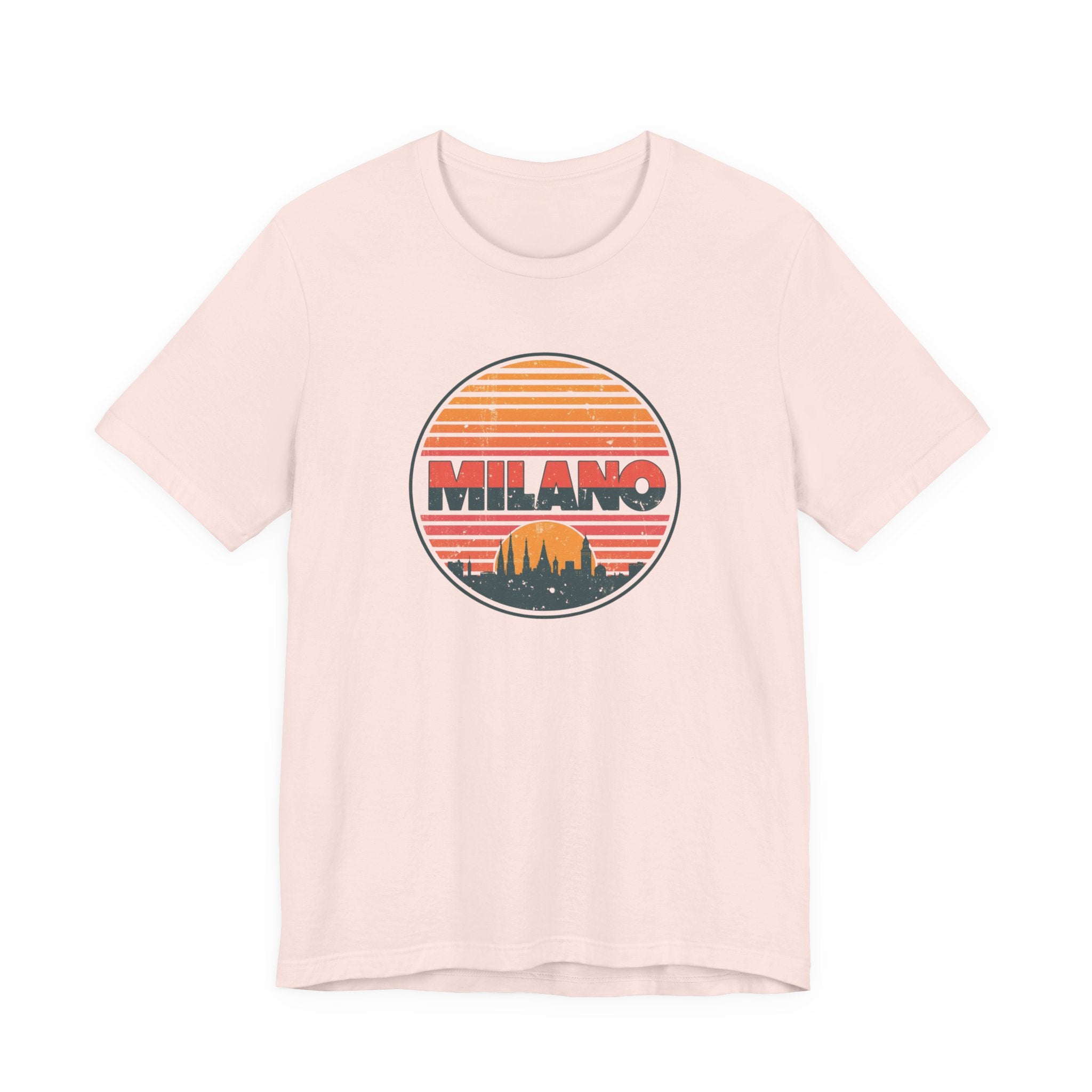 Milano Retro Sunset Tee — Vintage Italy Travel T‑Shirt