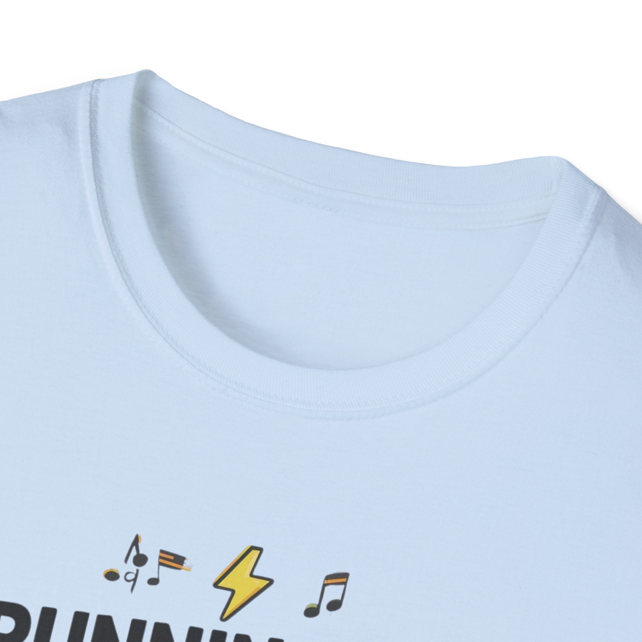 Running on Bytes and Vibes T-Shirt — Retro Tech Austin Graphic Tee