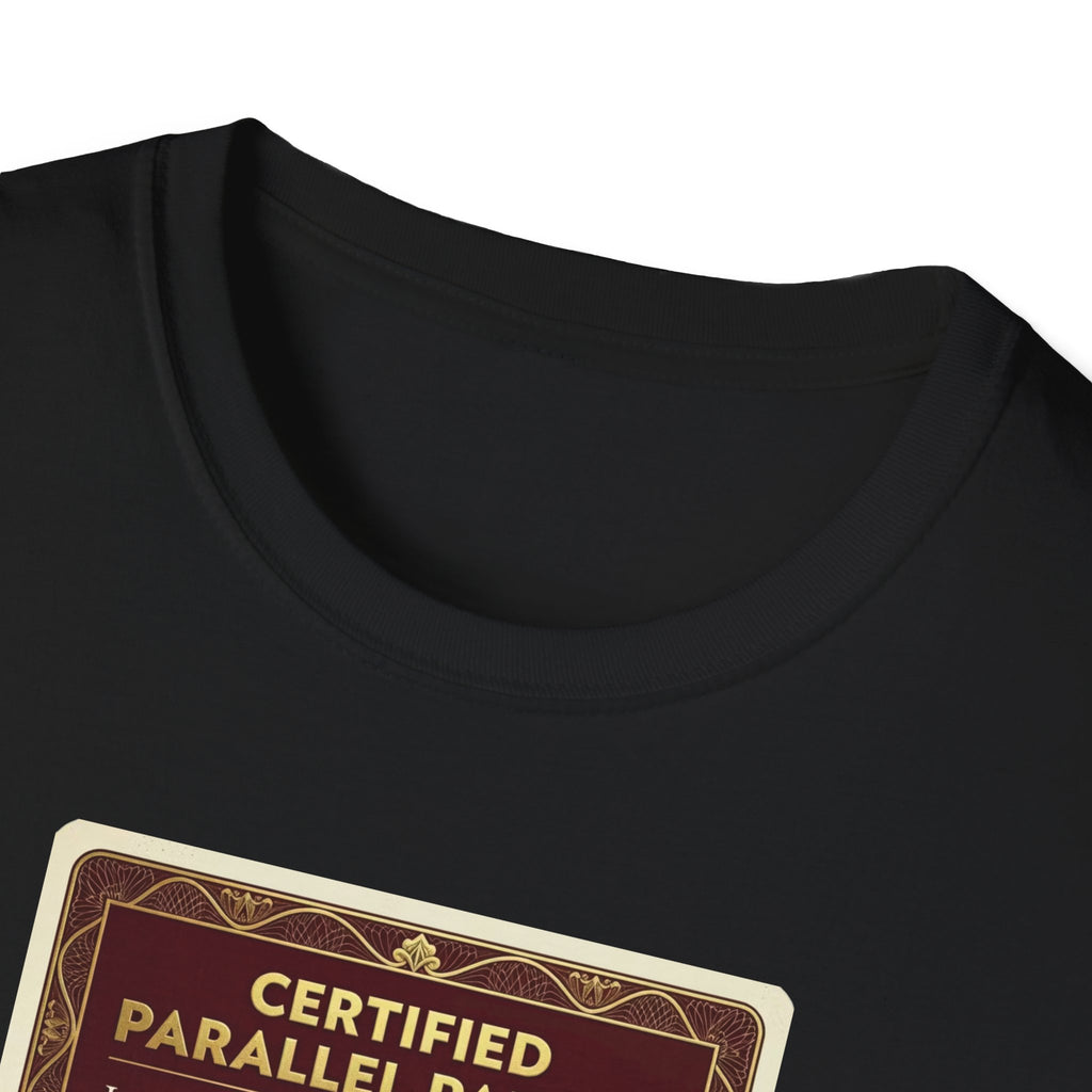 Vintage Airplane T-Shirt — "Certified Parallel Parker" Retro Pilot Tee