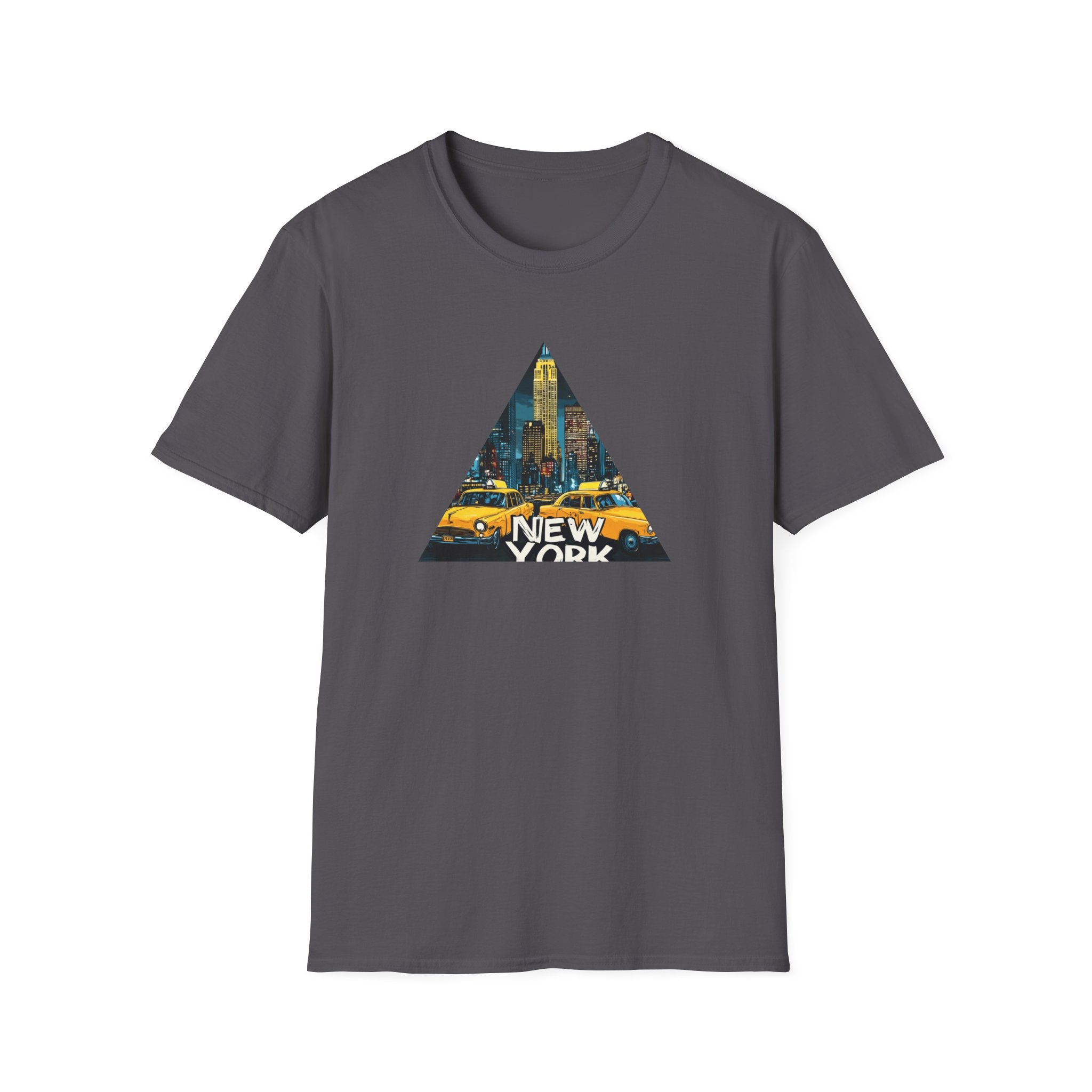New York City Taxi Triangle T-Shirt | NYC Skyline Graphic Tee