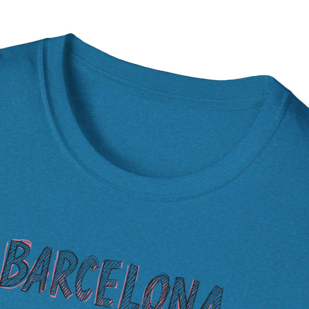 Barcelona Est. 15 B.C. T-Shirt – Vintage Travel Tee with "Art is our language" Script