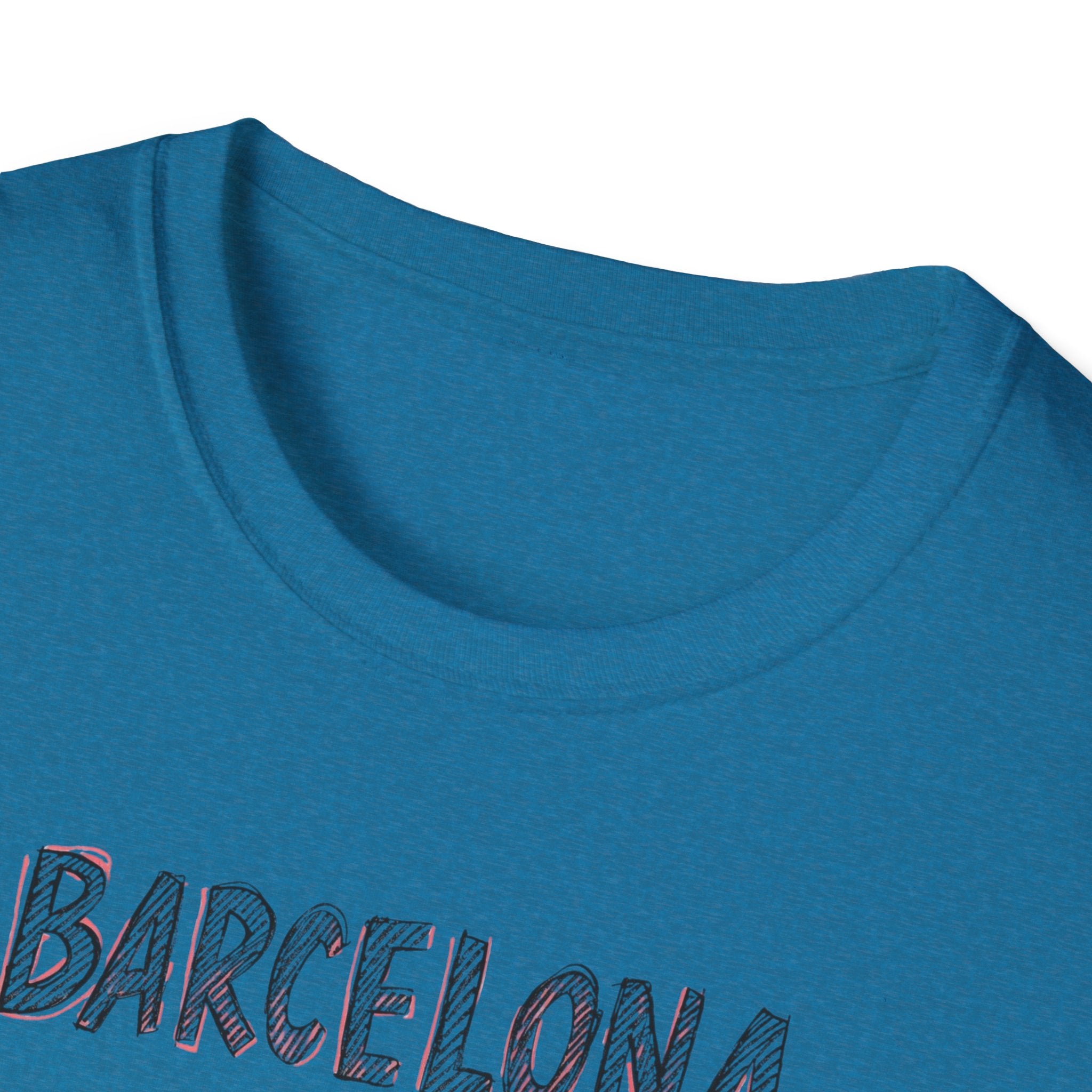 Barcelona Est. 15 B.C. T-Shirt – Vintage Travel Tee with "Art is our language" Script