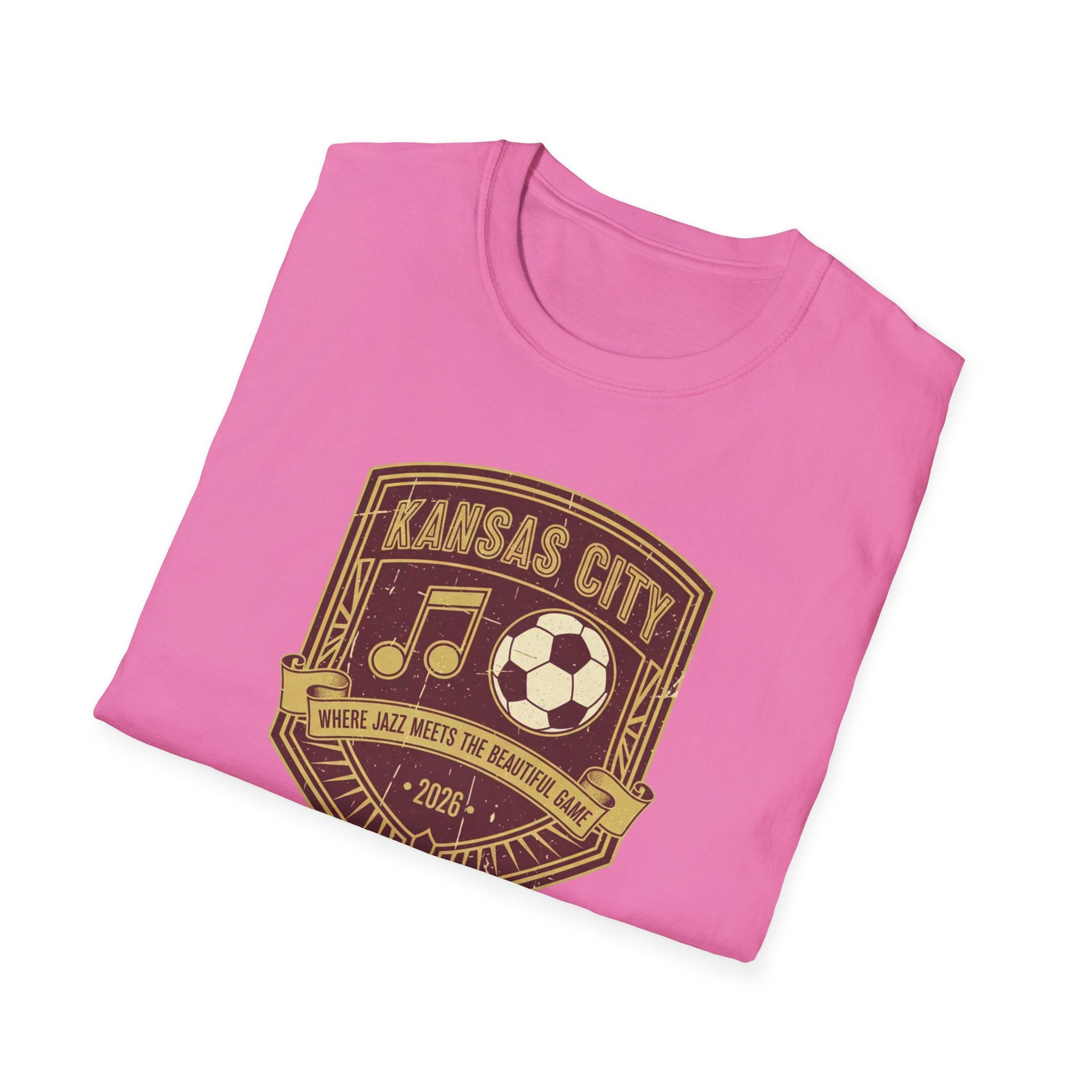Kansas City Music & Soccer Crest T-Shirt