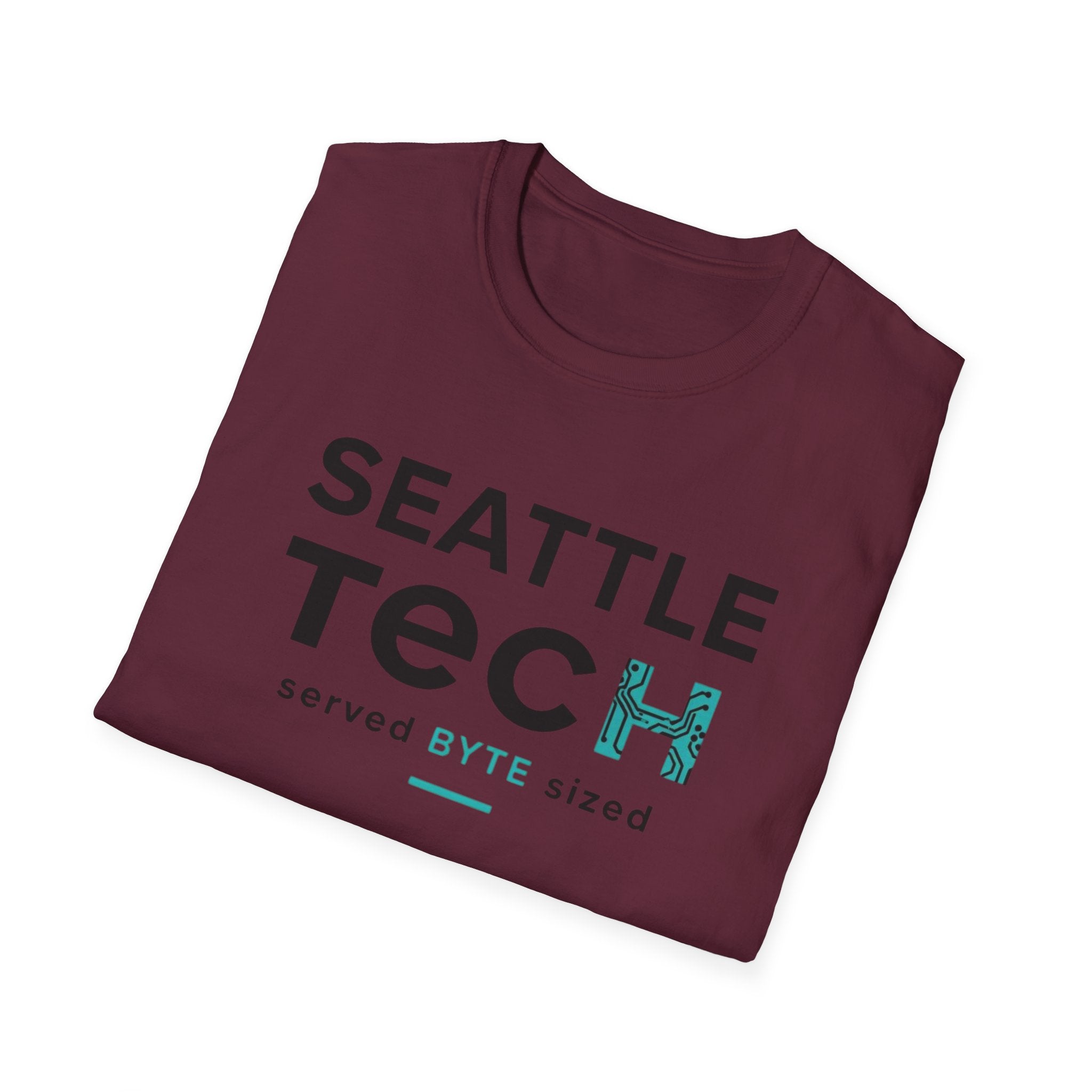 Seattle Tech T-Shirt — 'served BYTE sized' Techie Tee