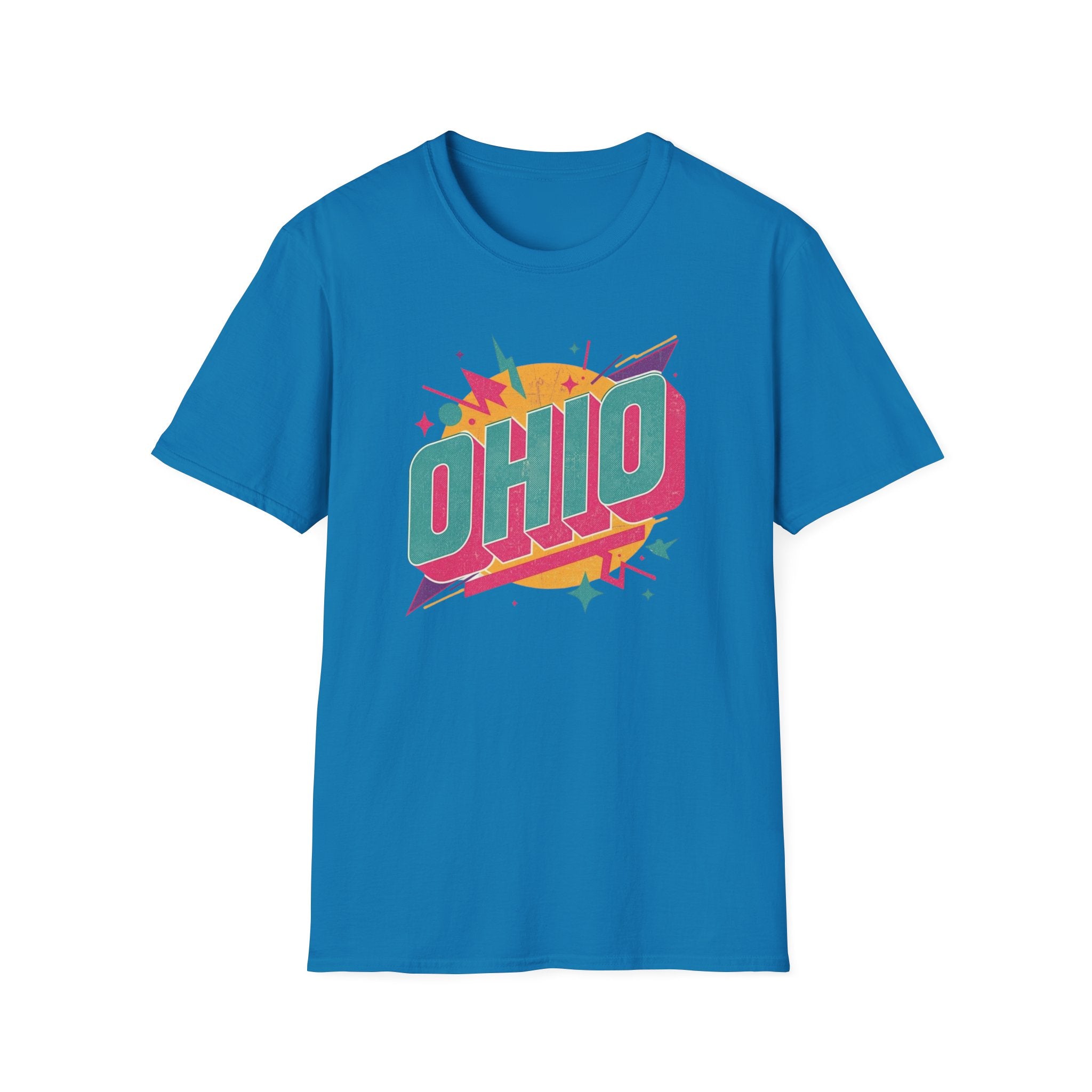 Ohio Retro Tee — Colorful Vintage State Pride T-Shirt