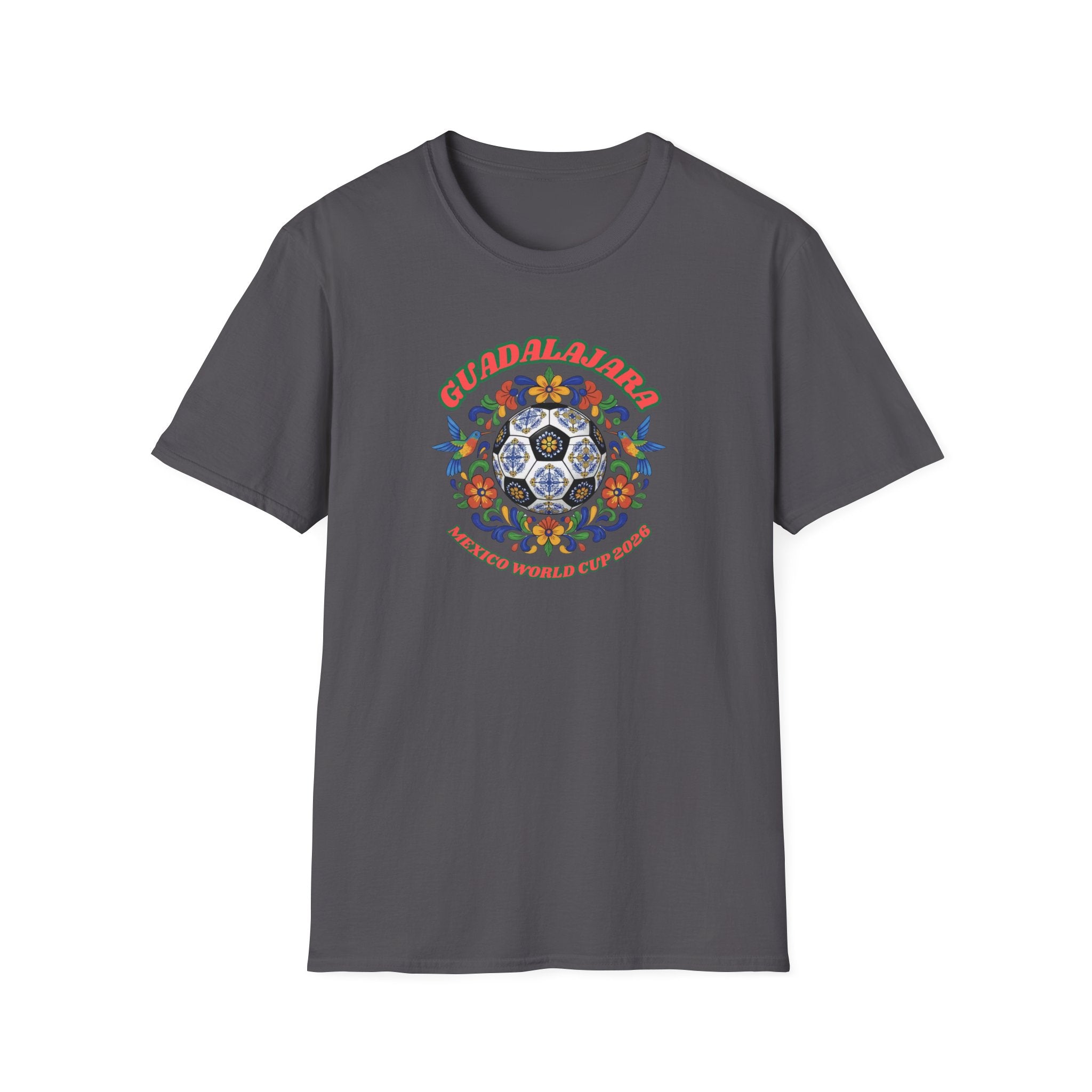 Day of the Dead Floral Soccer T-Shirt – Mexican Calavera Football Design