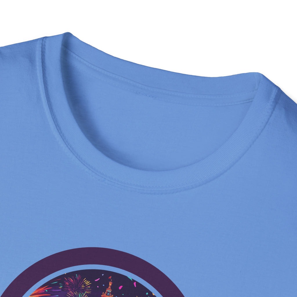 Valencia skyline circle logo T-Shirt | Spain travel souvenir
