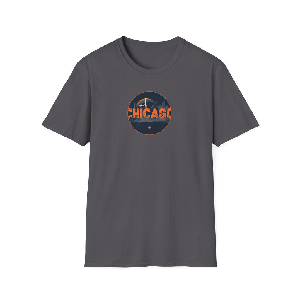 Chicago Skyline Circle t-shirt | Cityscape Retro Chicago Tee