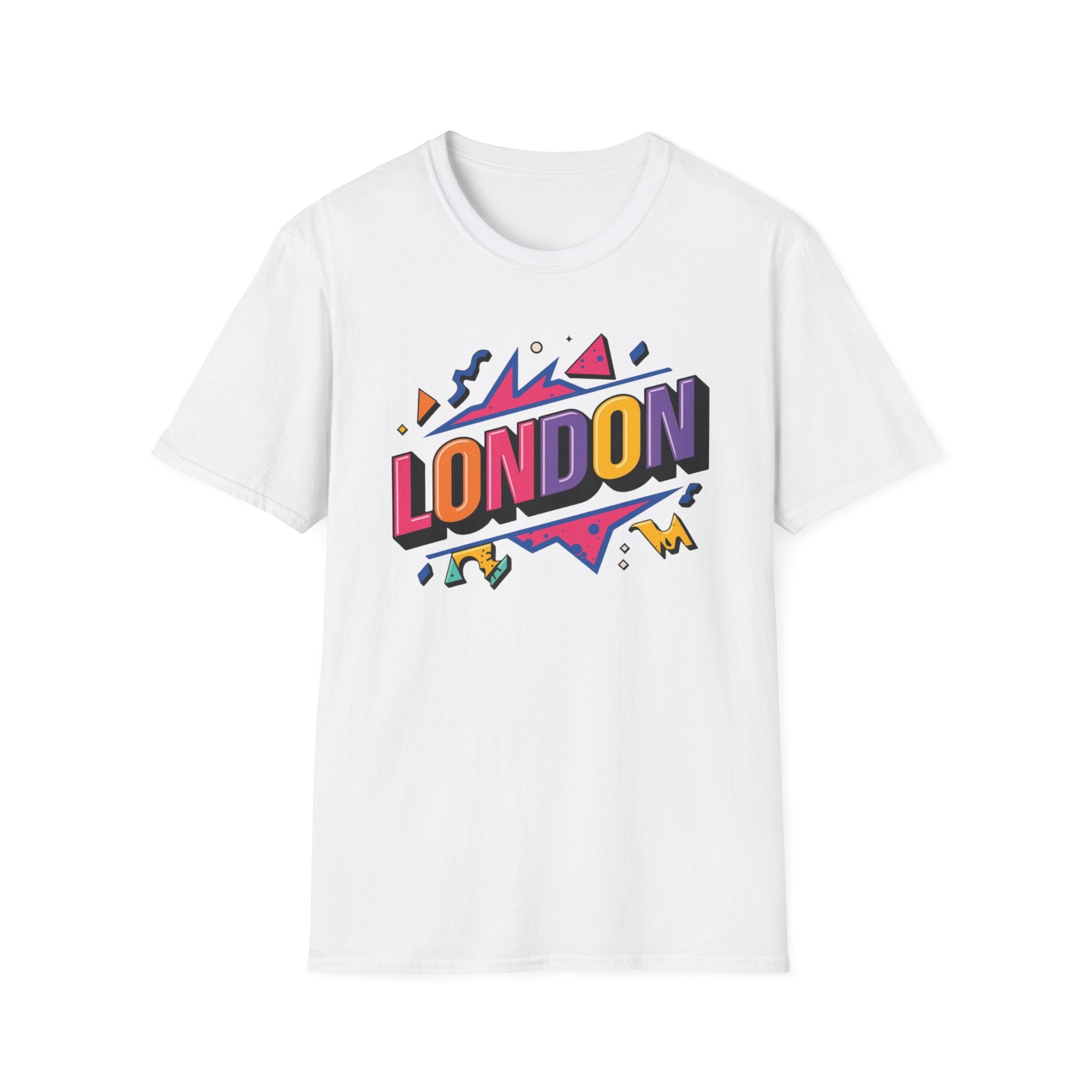 London Pop Art T-Shirt — Colorful Retro City Graphic Tee