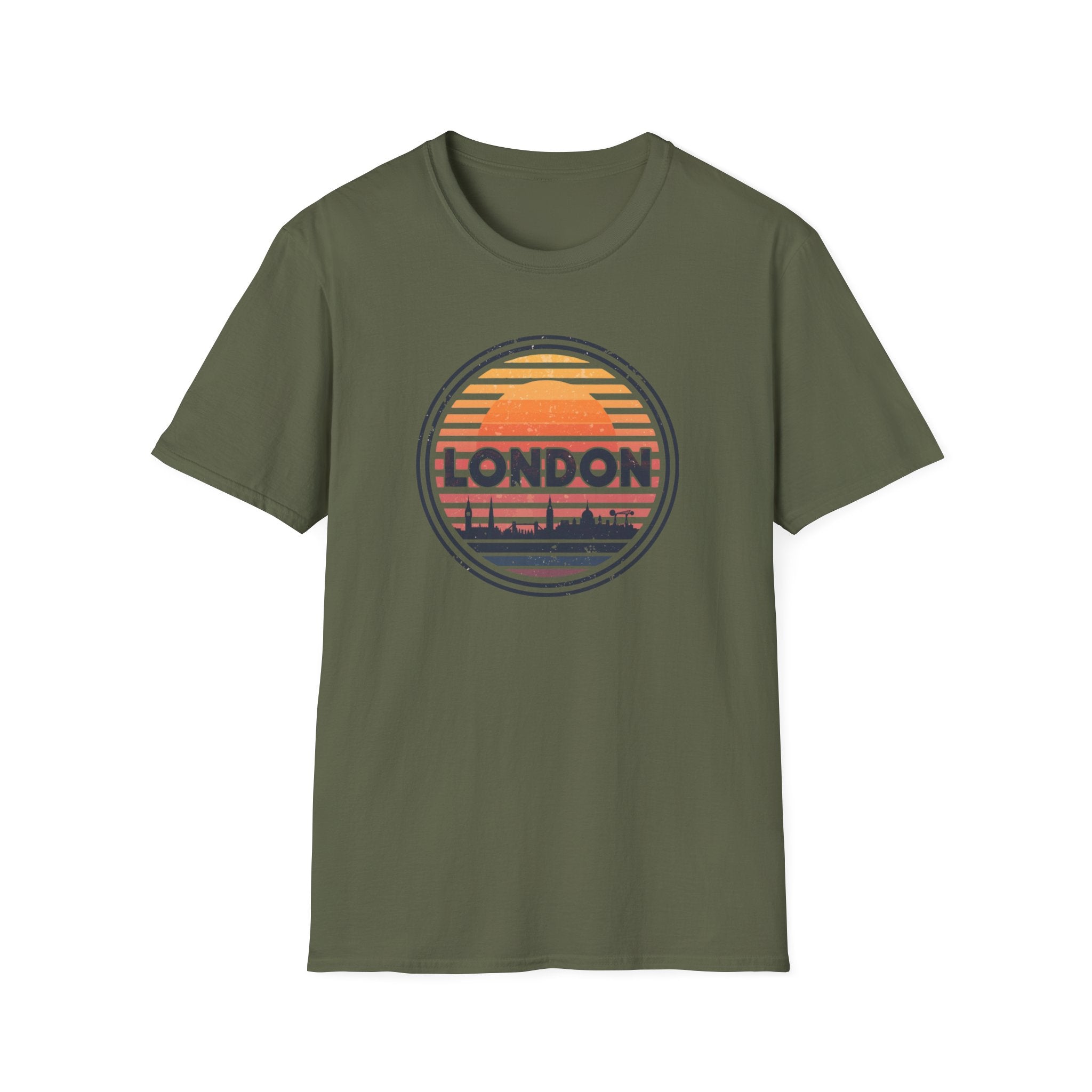 London Sunset Graphic T-Shirt — Retro Skyline Tee