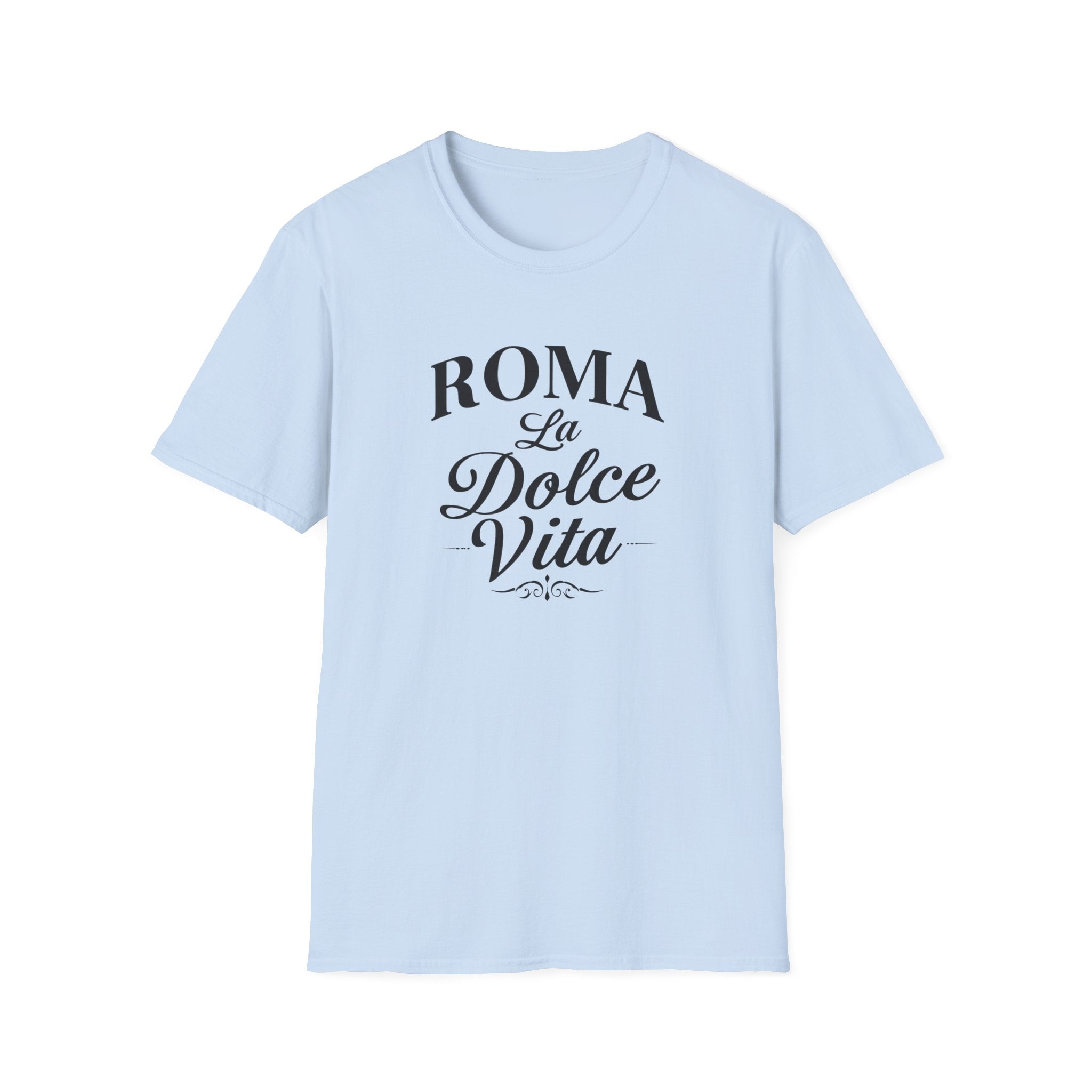 Roma La Dolce Vita T-Shirt | Italian Typography Travel Tee
