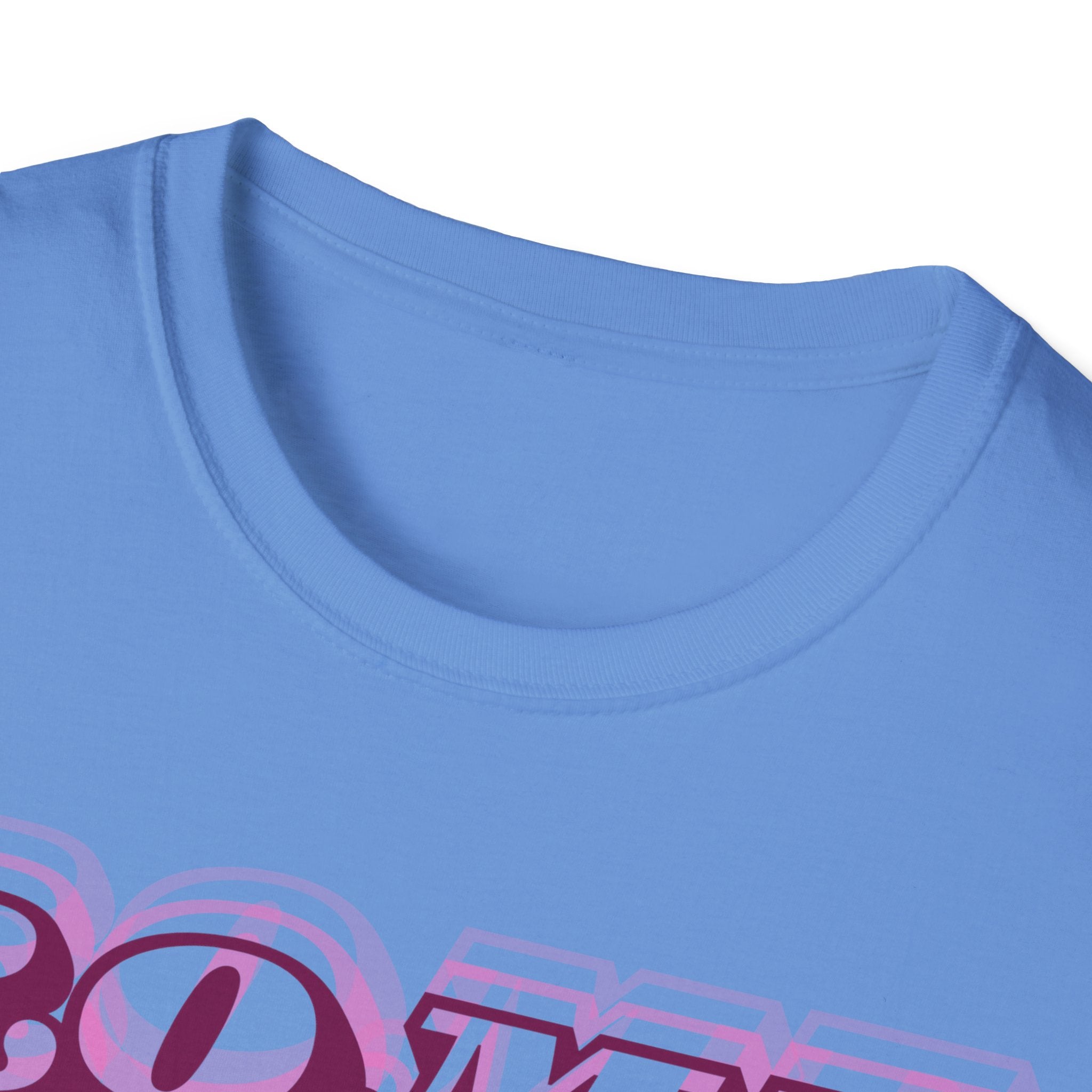 ROME 3D Retro Text T-Shirt | Pink Ombre City Typography