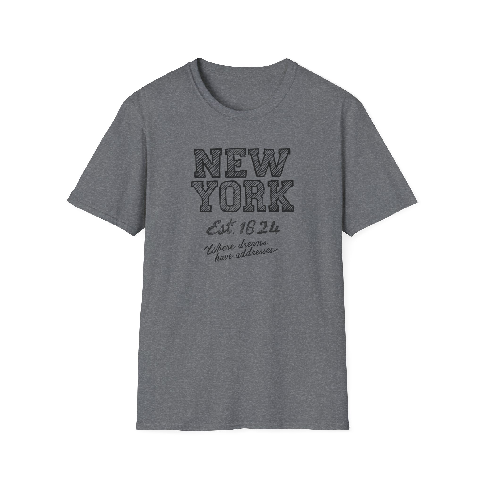 New York Est. 1624 Vintage City T-Shirt — Retro Travel Tee