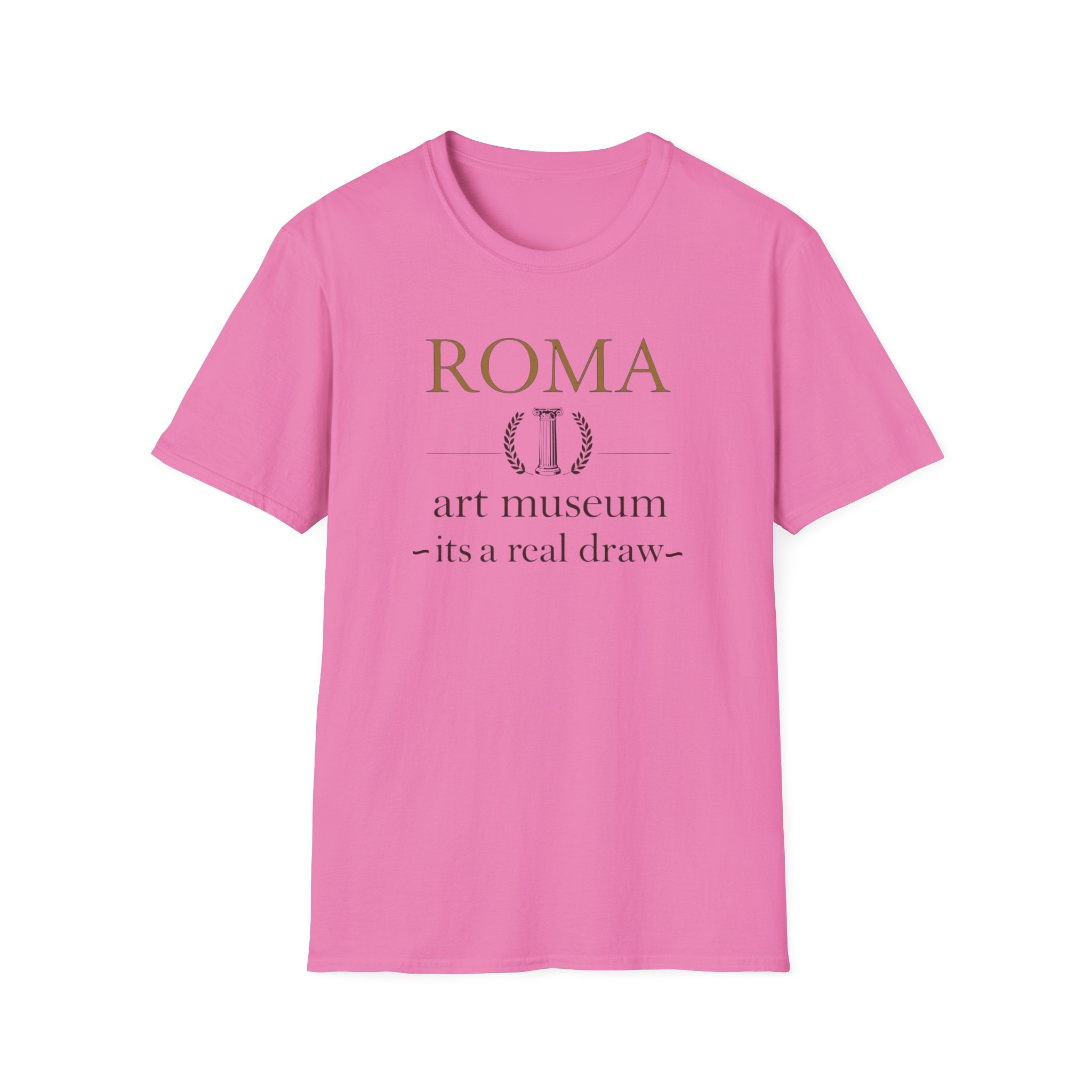 Roma Art Museum T-Shirt — "It’s a Real Draw" Vintage Travel Tee