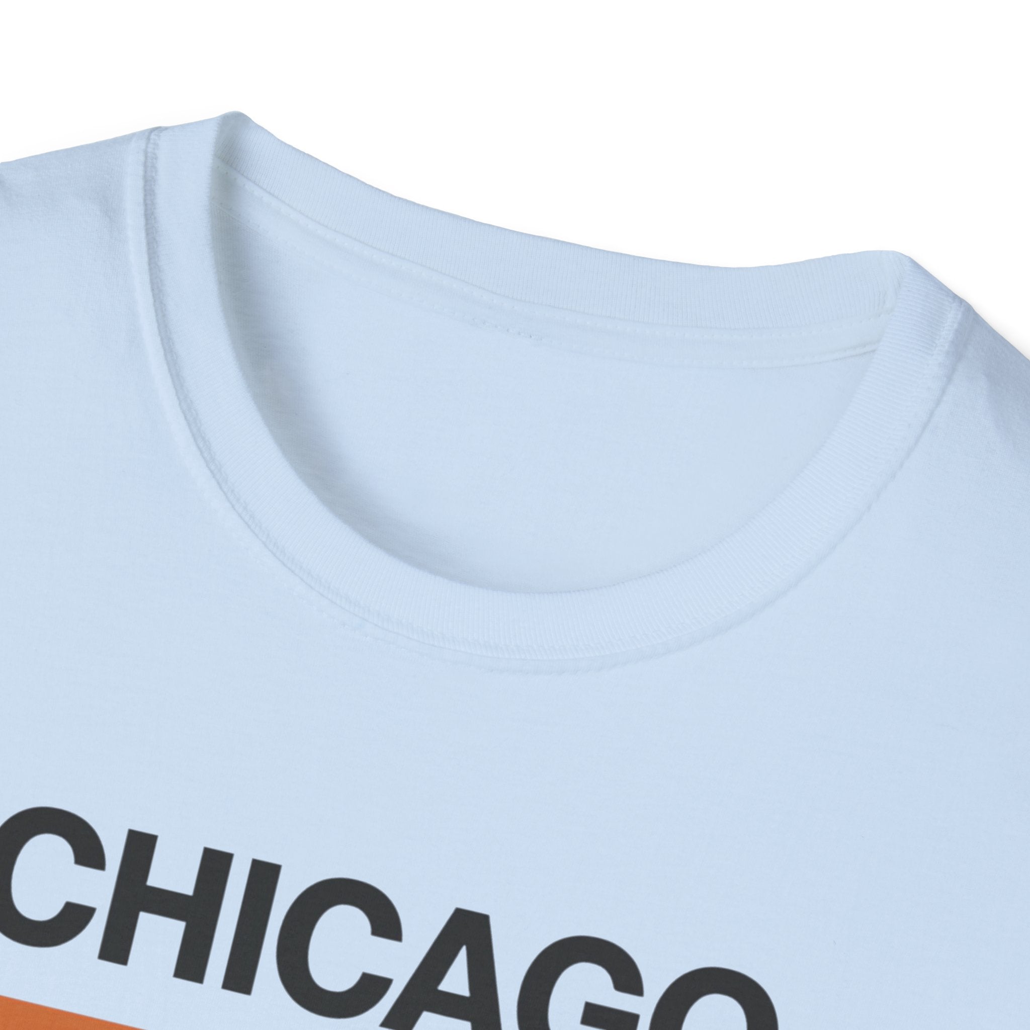 Chicago Retro Stripes T-Shirt | Vintage City Typography