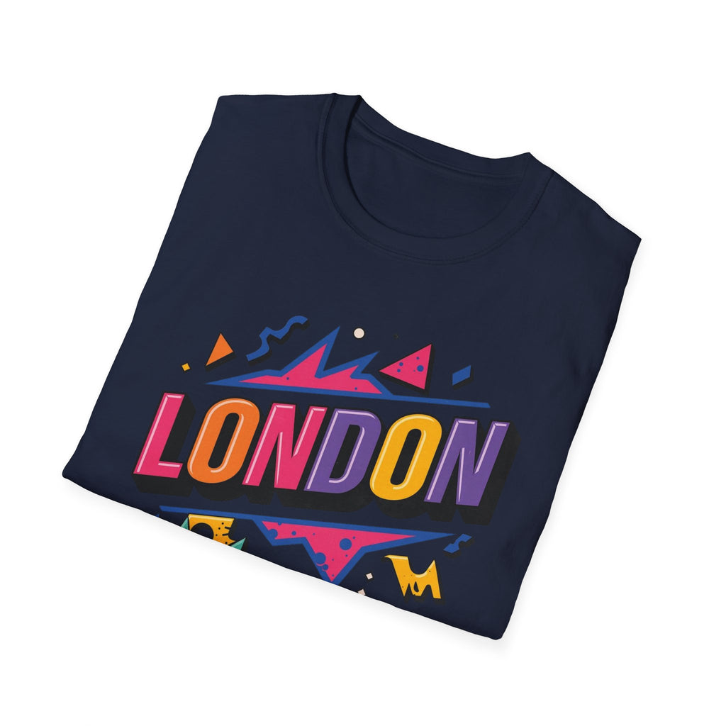 London Pop Art T-Shirt — Colorful Retro City Graphic Tee