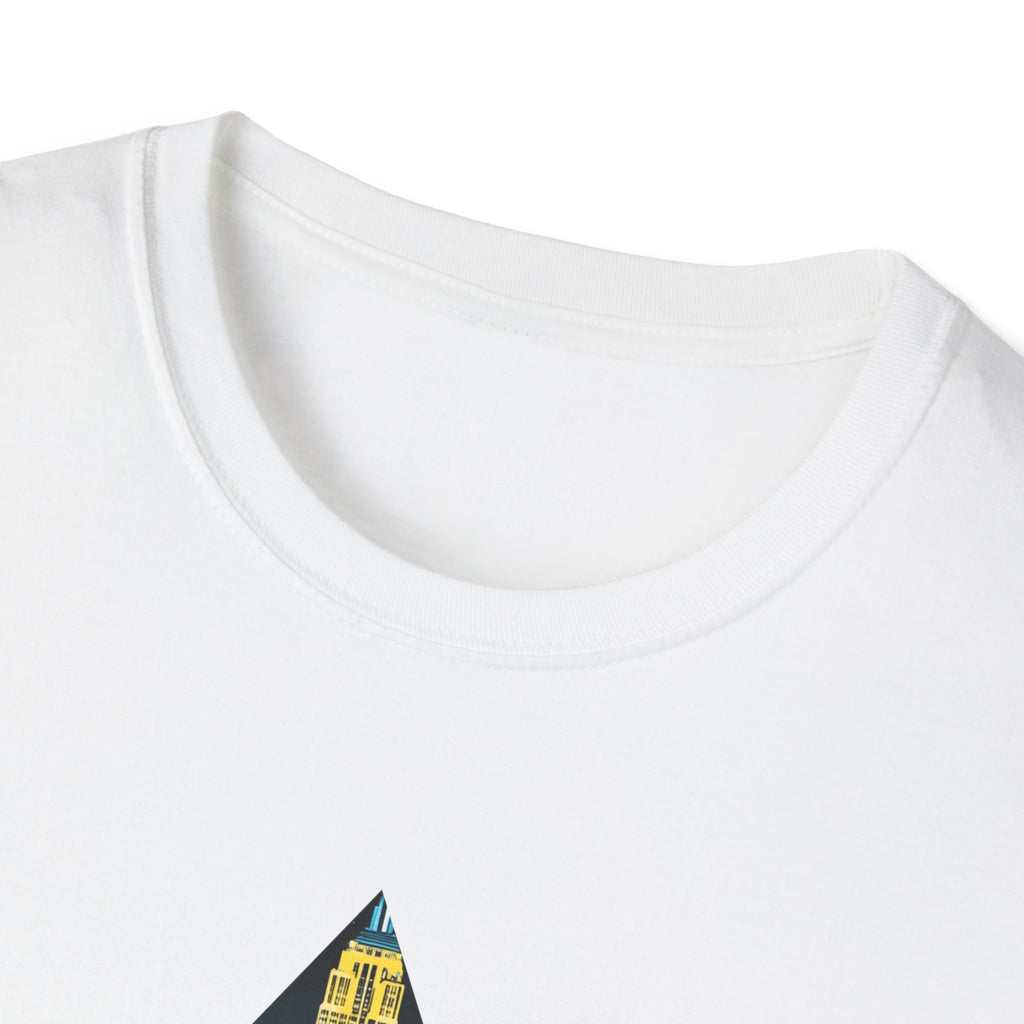 New York City Taxi Triangle T-Shirt | NYC Skyline Graphic Tee