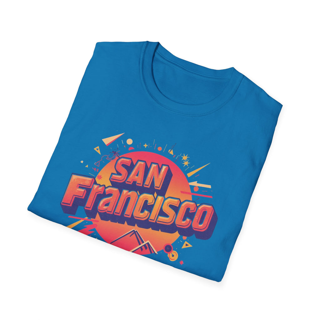 San Francisco Retro Sunset T-Shirt — Vintage City Skyline Tee