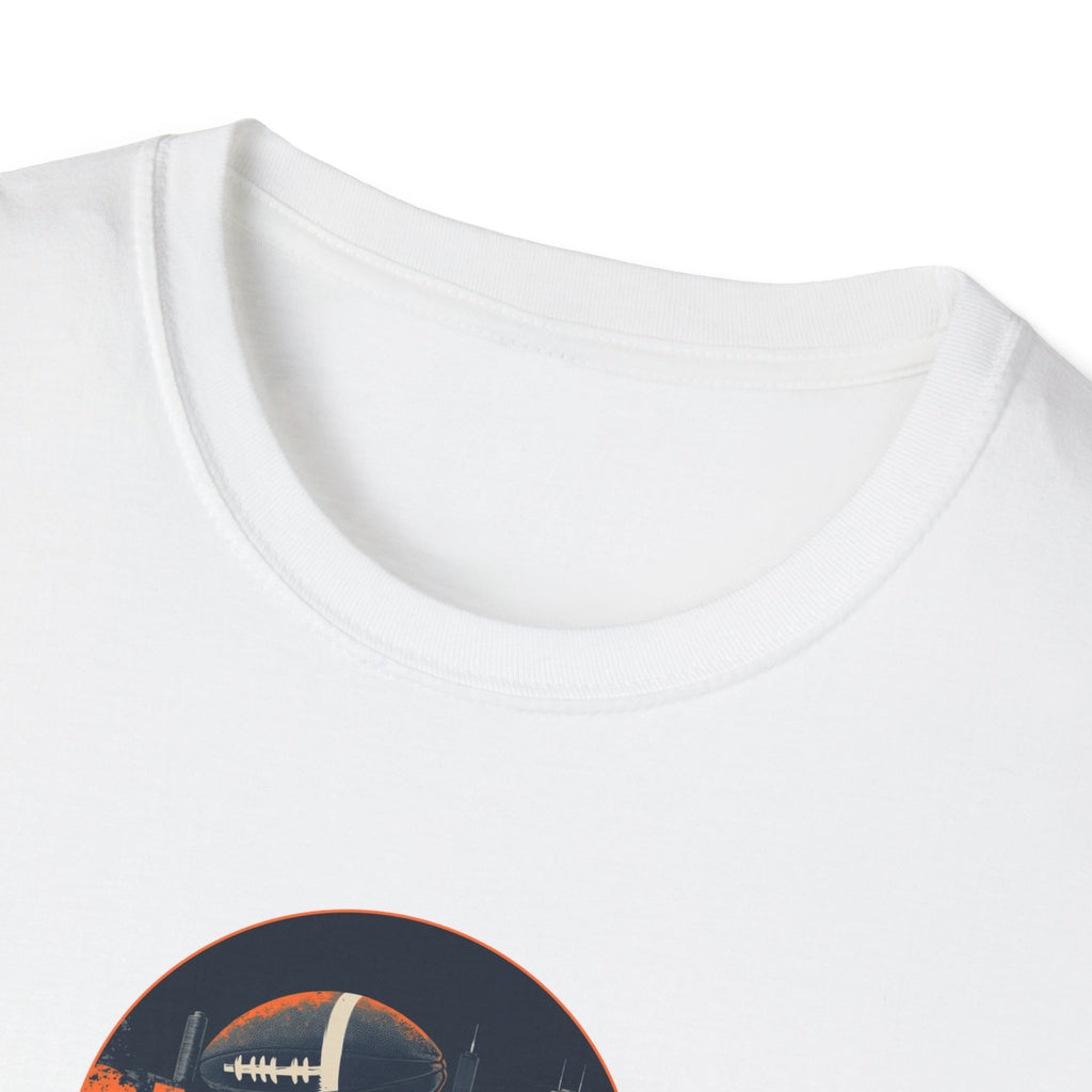 Chicago Skyline Circle t-shirt | Cityscape Retro Chicago Tee