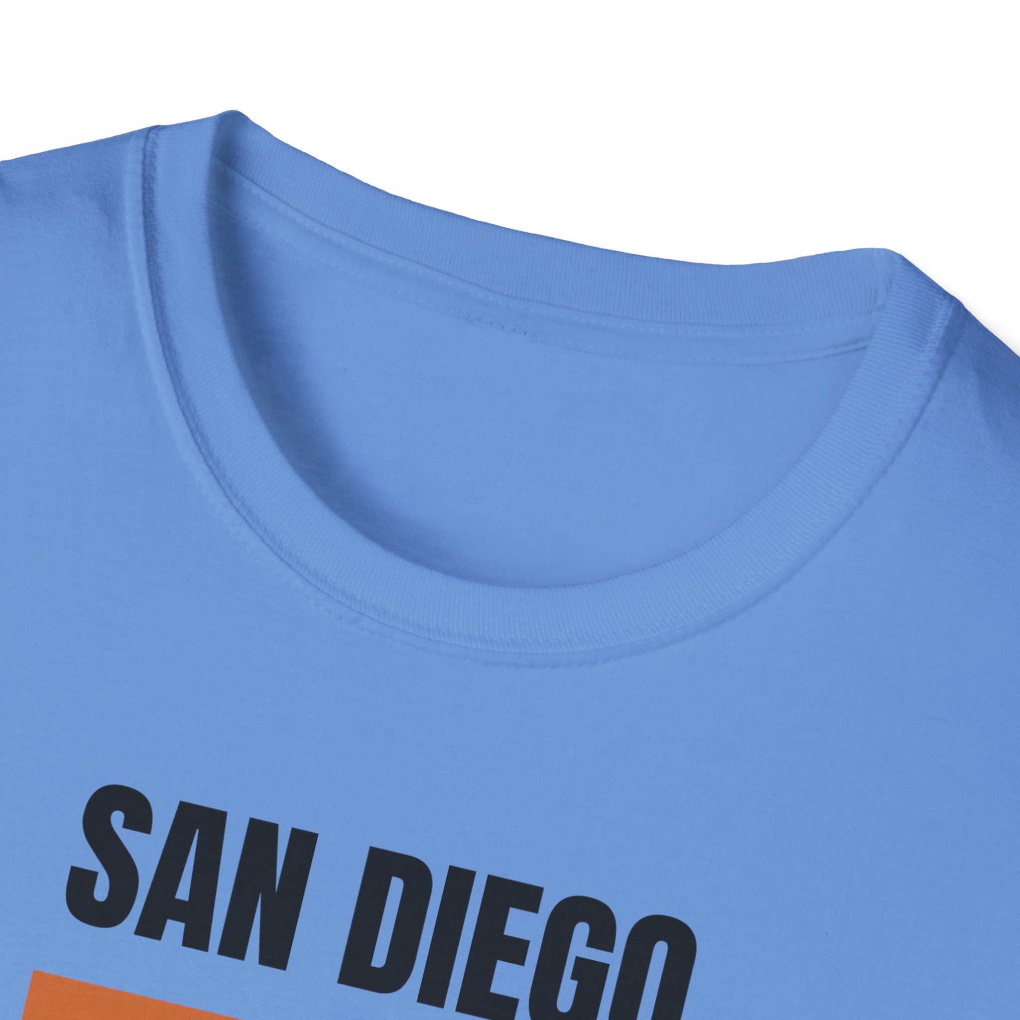 San Diego Retro Stripes T-Shirt | Vintage Sunset City Design