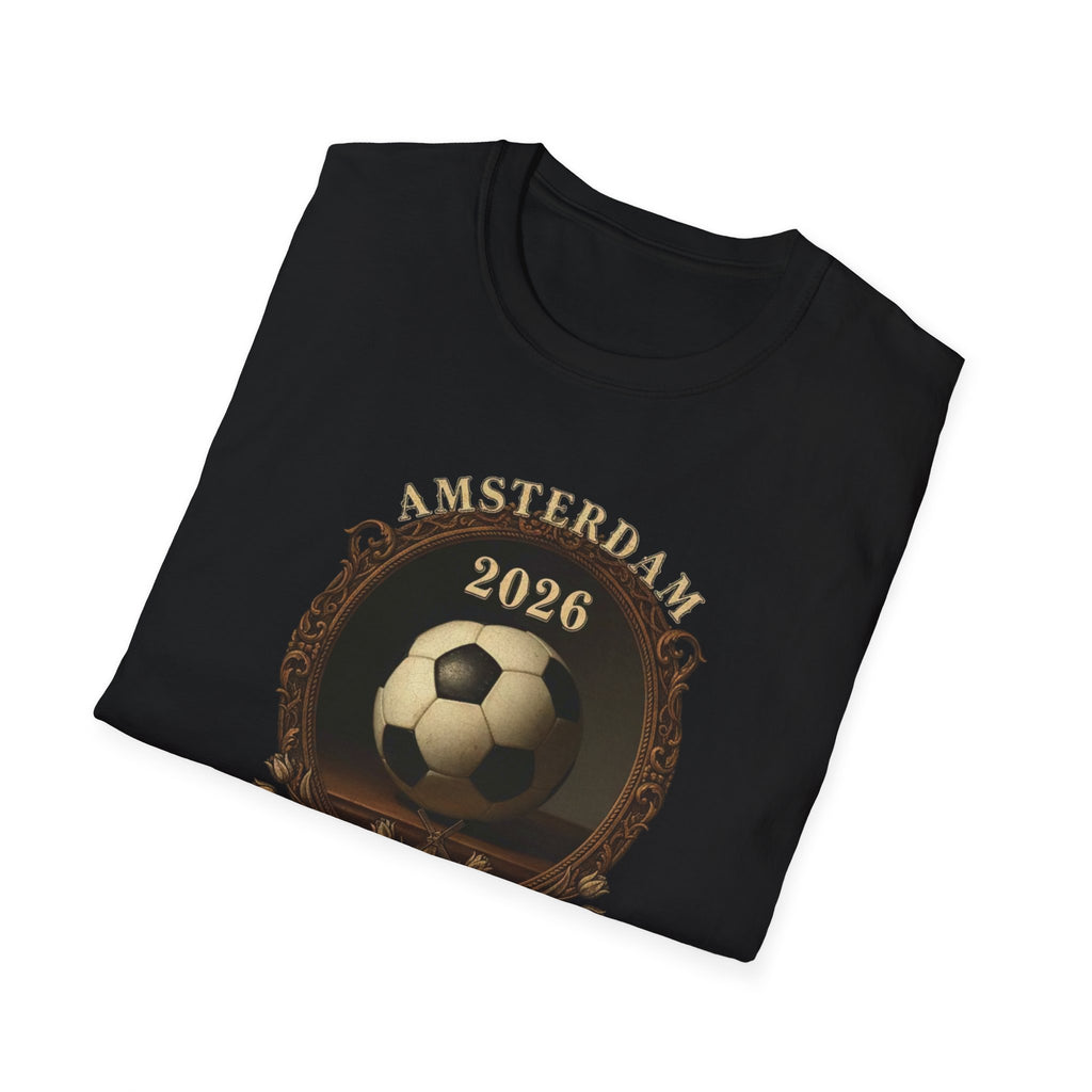 Amsterdam Netherlands 2026 Soccer T-Shirt — Vintage Football Design