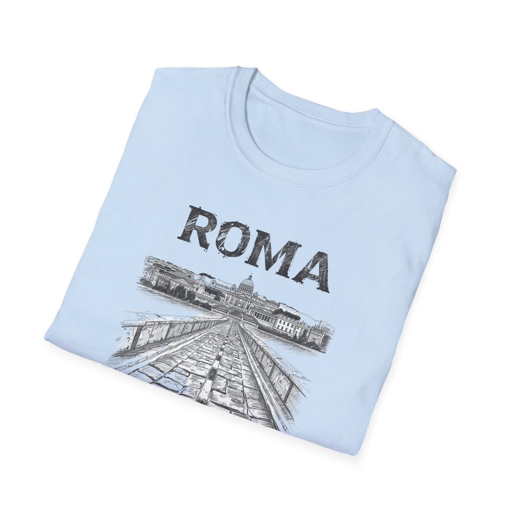 Roma vintage cityscape T-Shirt | All Roads Lead to Rome