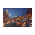Kansas City Country Club Plaza Shopping District — Evening Street Scene Wall Art