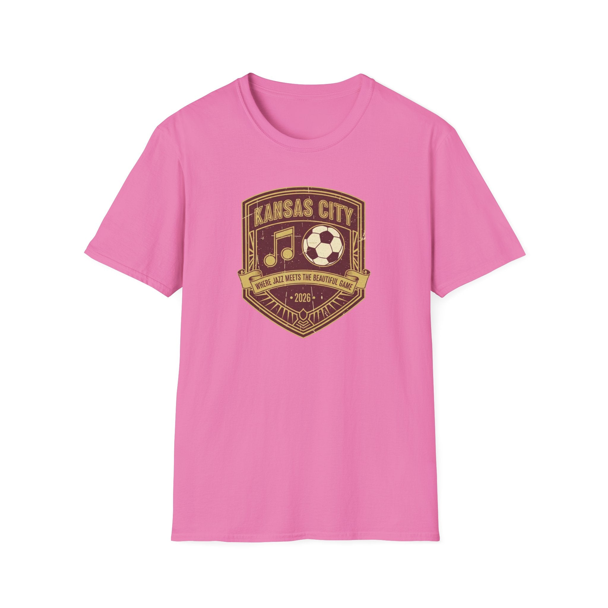 Kansas City Music & Soccer Crest T-Shirt