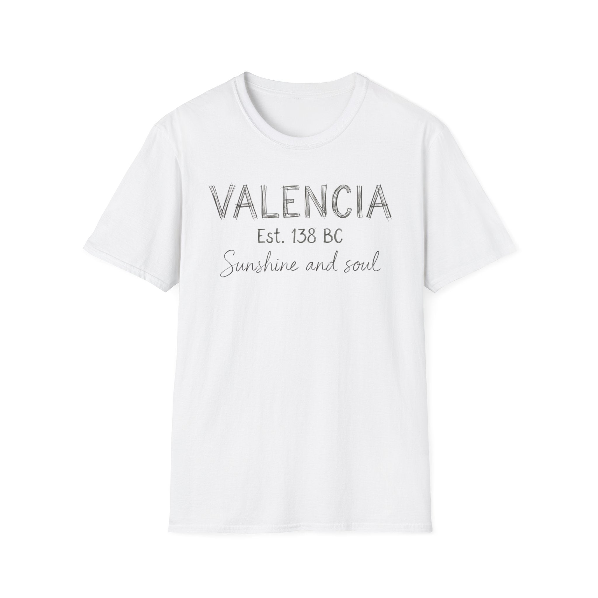Valencia Est. 138 BC "Sunshine and Soul" T-Shirt